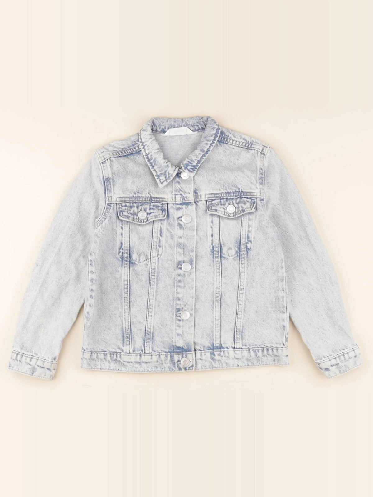 H&M - veste bleu - 7/8 ans