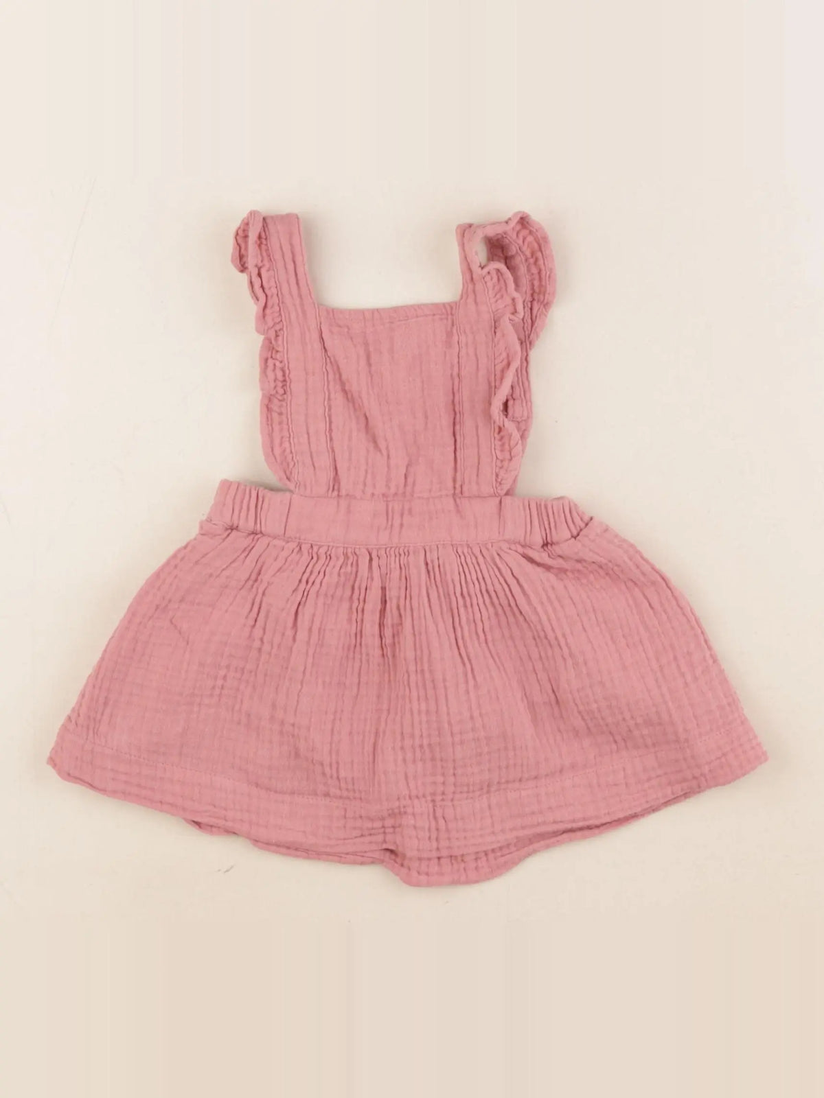 Vertbaudet - combinaison rose - 6 mois