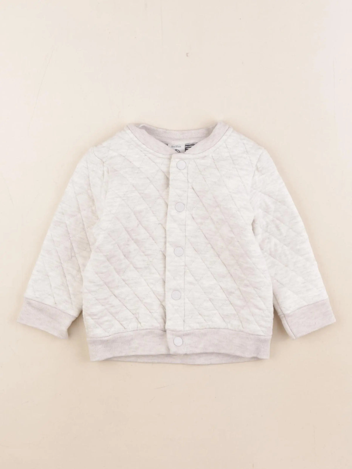 Petit Bateau - sweat gris - 18 mois