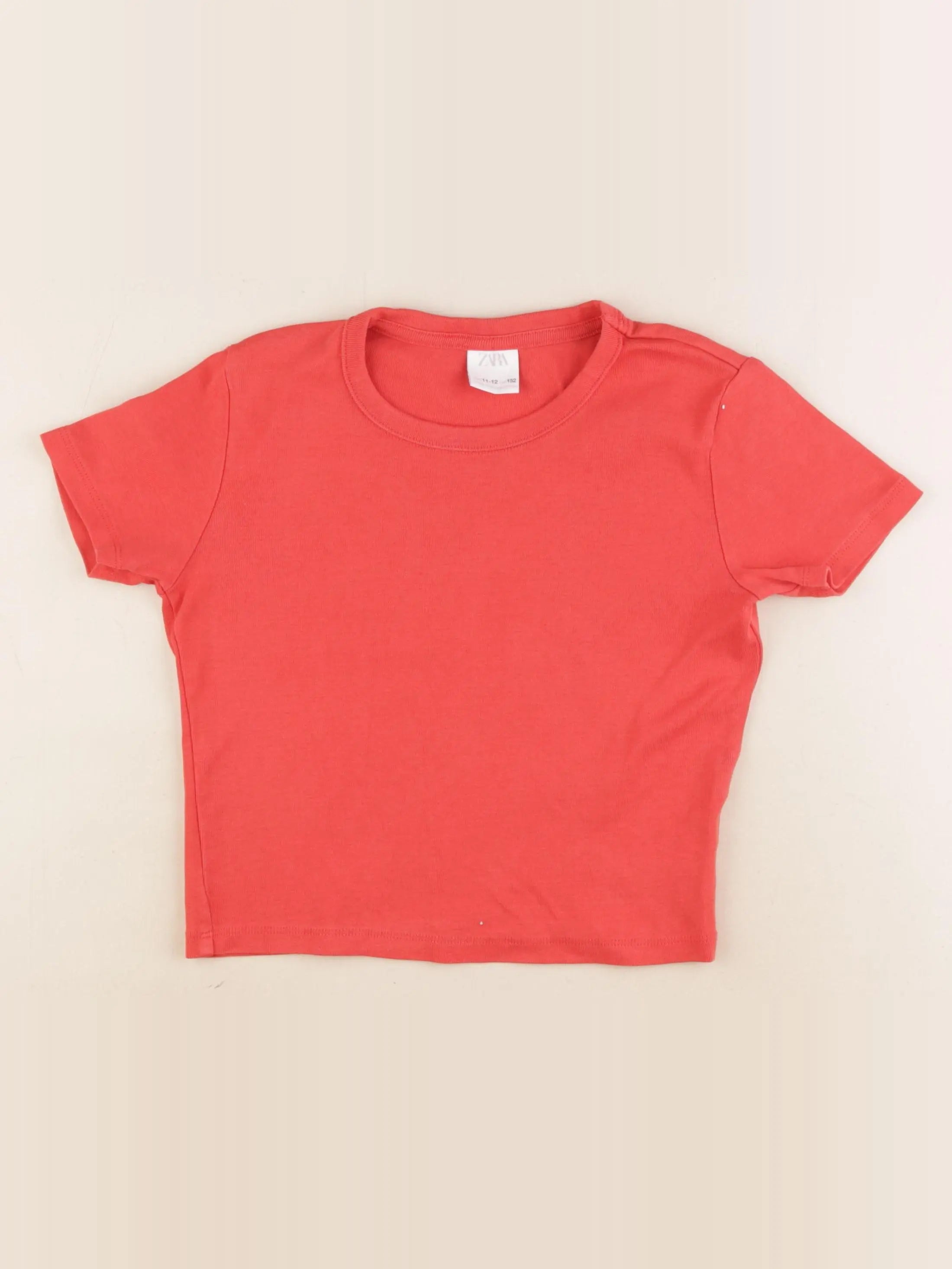 Zara - tee-shirt rouge - 11/12 ans