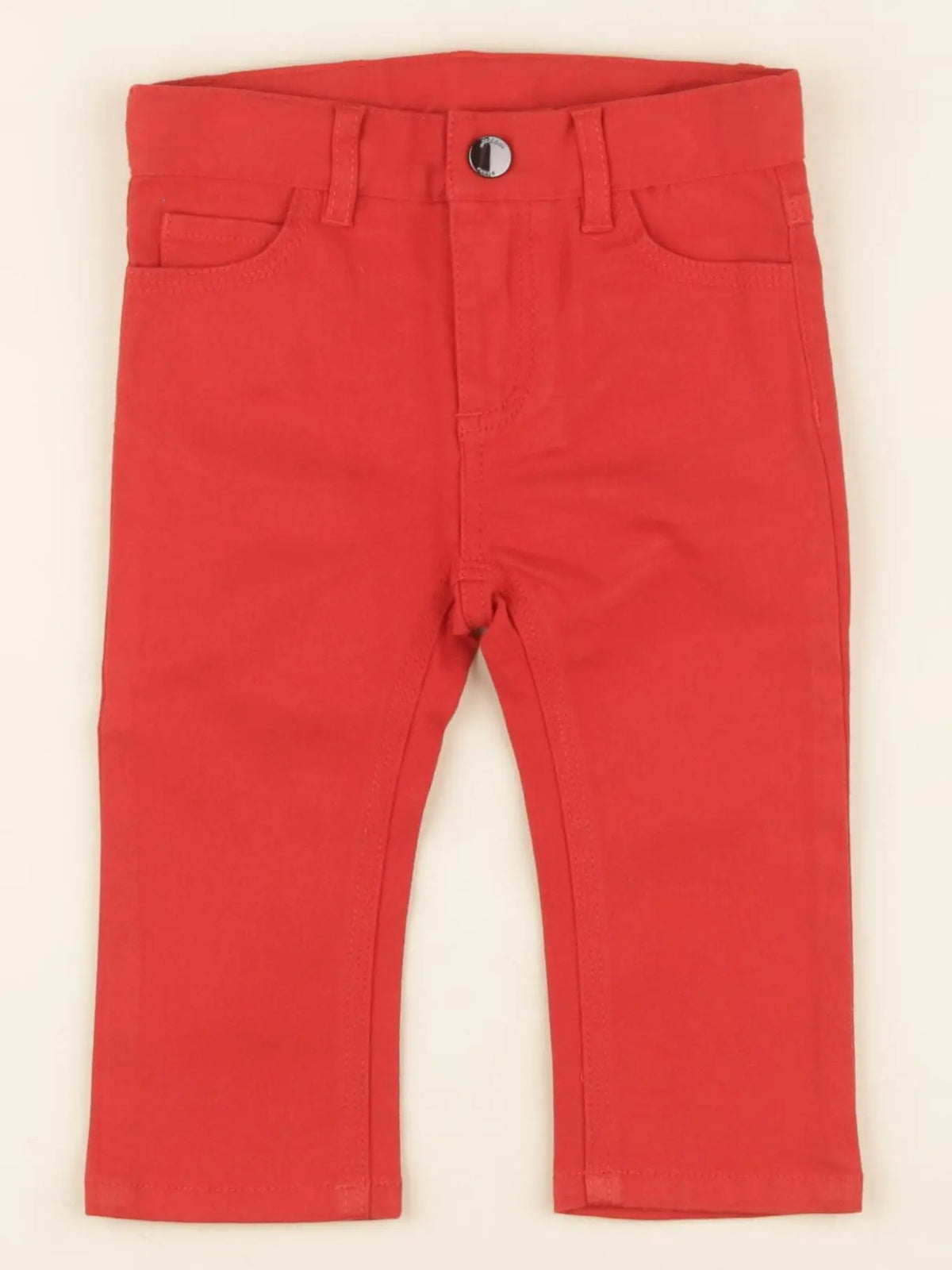 Jacadi - pantalon rouge - 12 mois