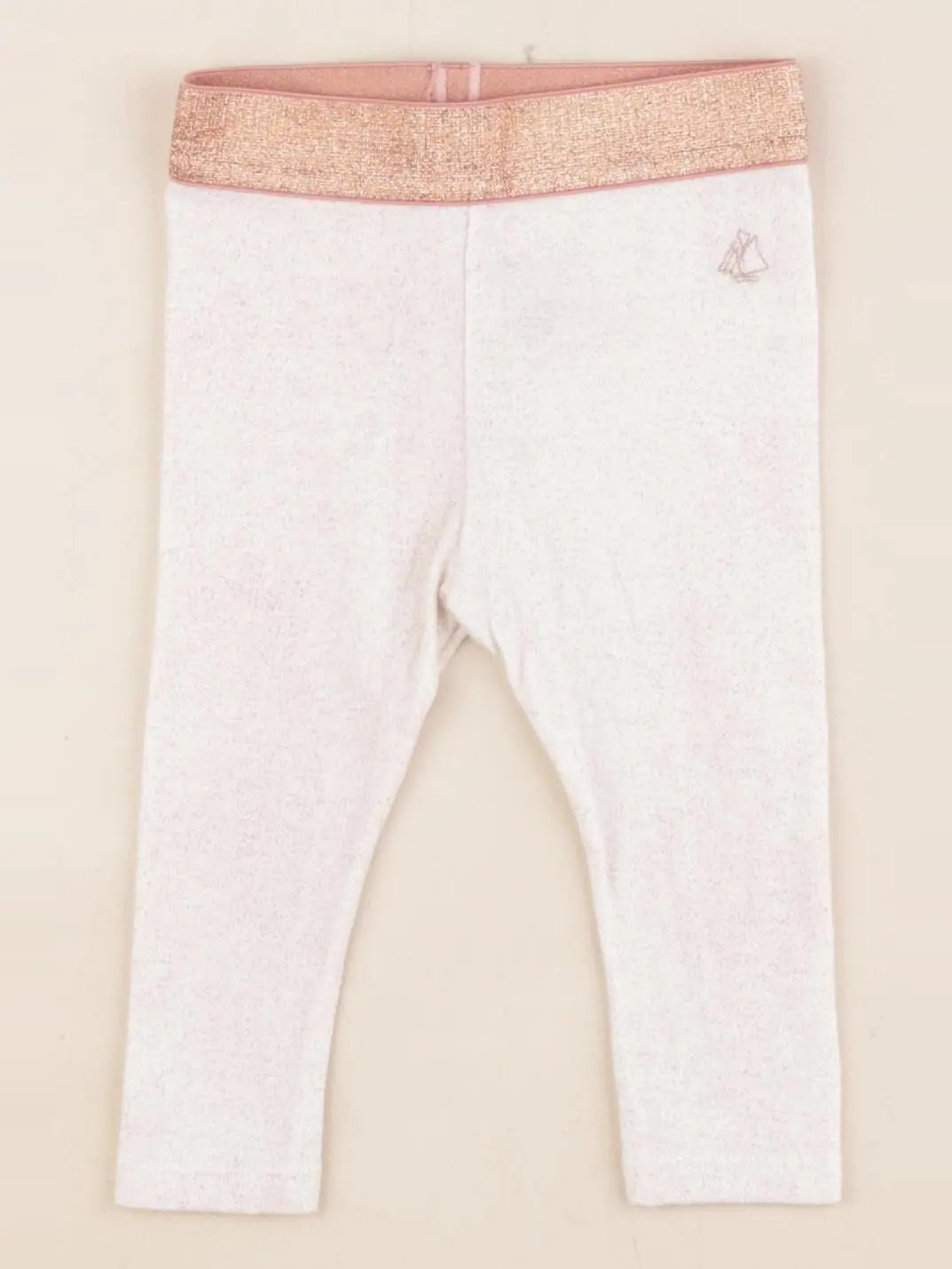 Petit Bateau - legging beige - 6 mois