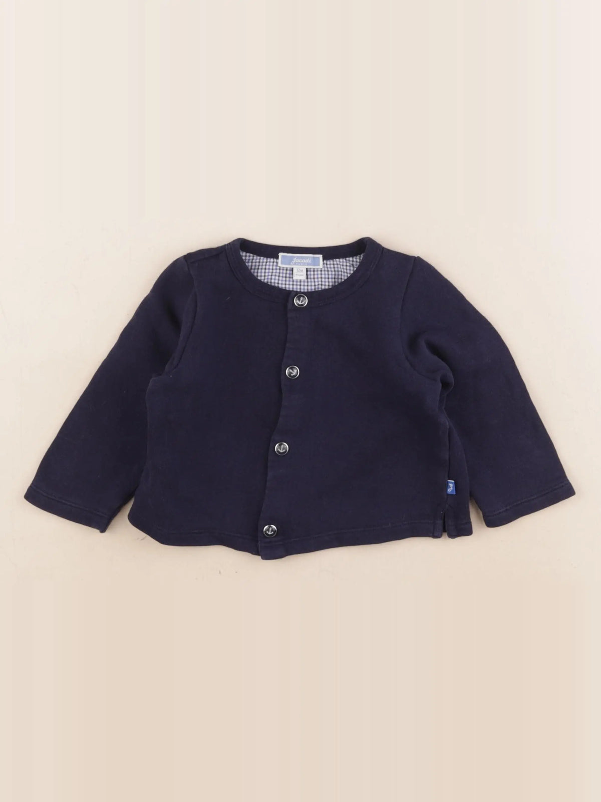 Jacadi - sweat bleu - 12 mois