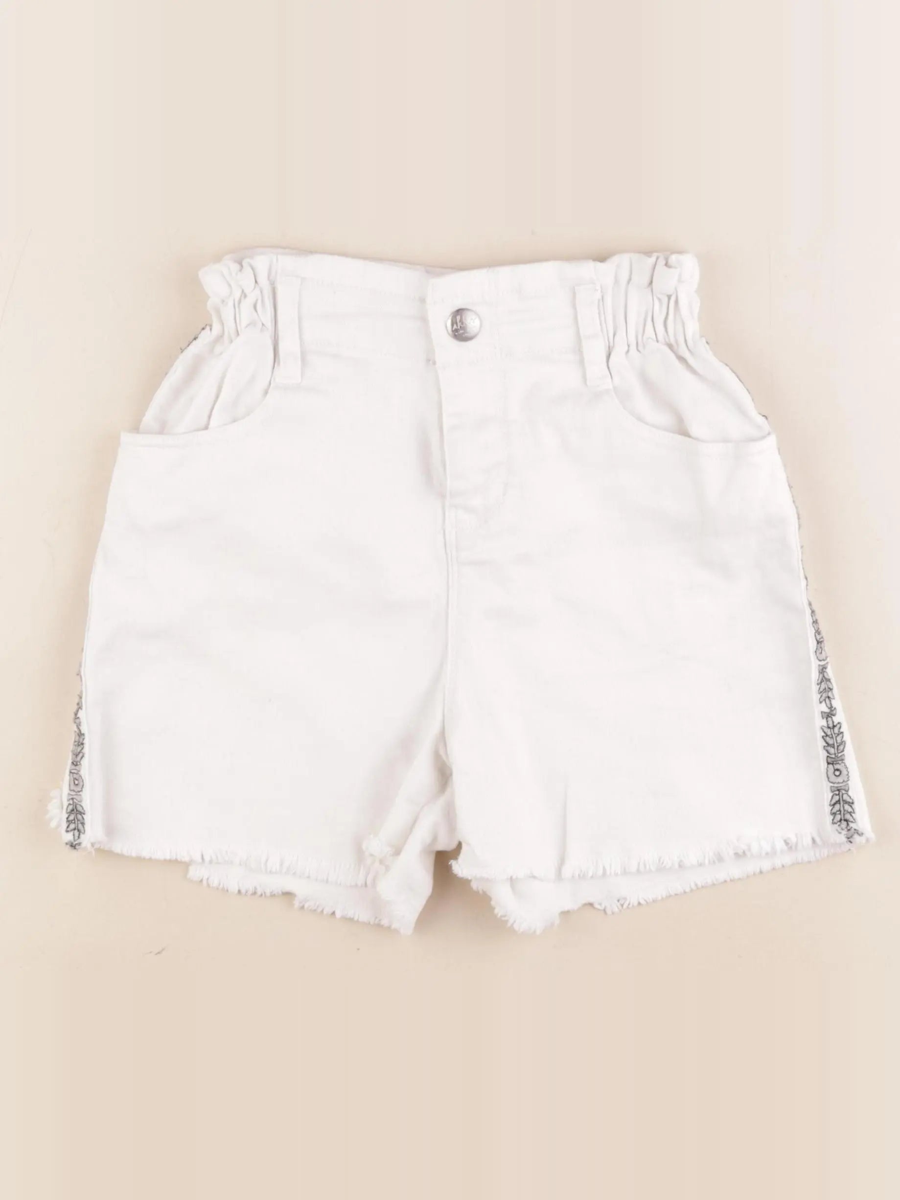 IKKS - short blanc - 10 ans