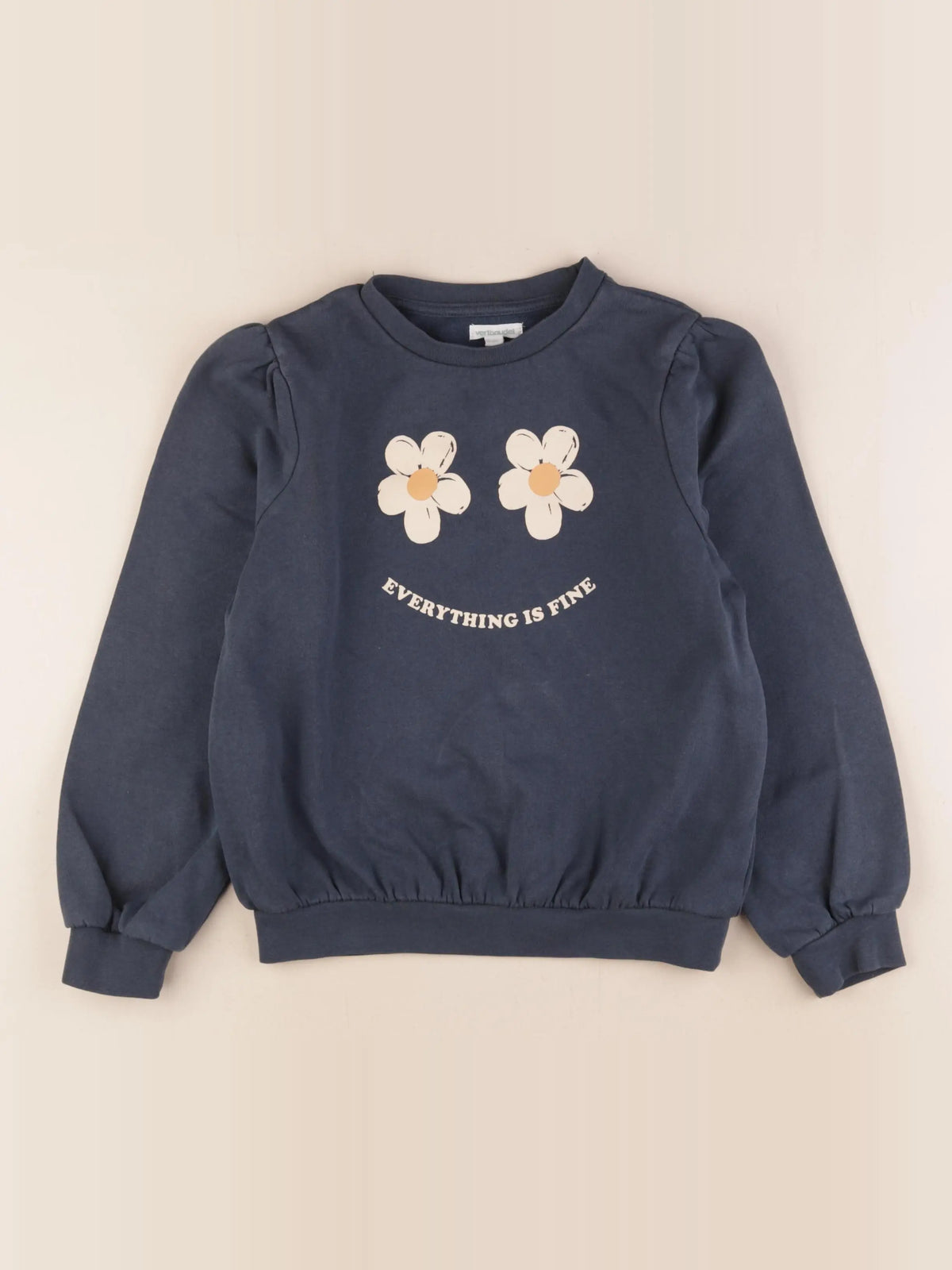 Vertbaudet - sweat bleu - 8 ans