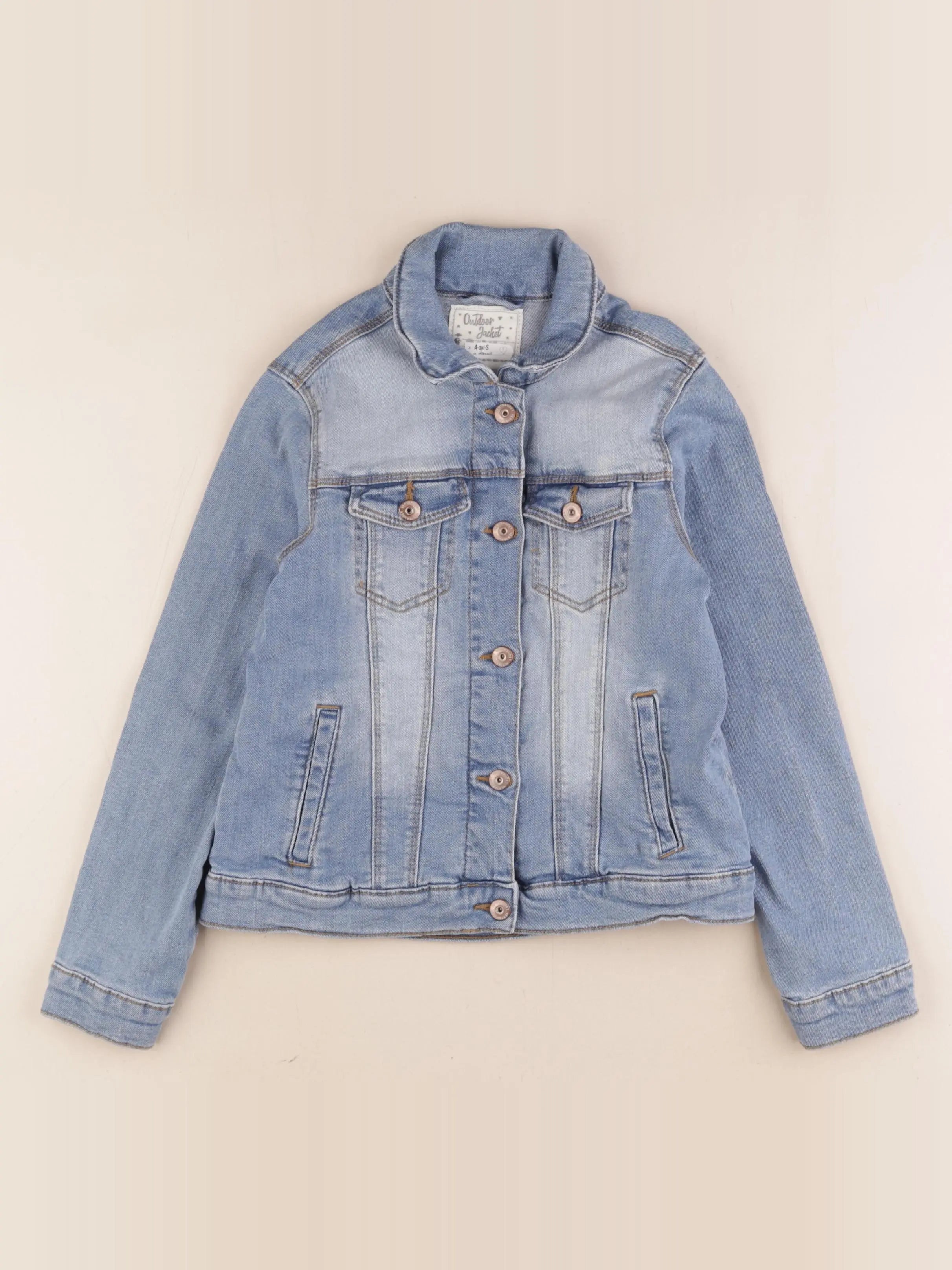 Vertbaudet - veste bleu - 8 ans