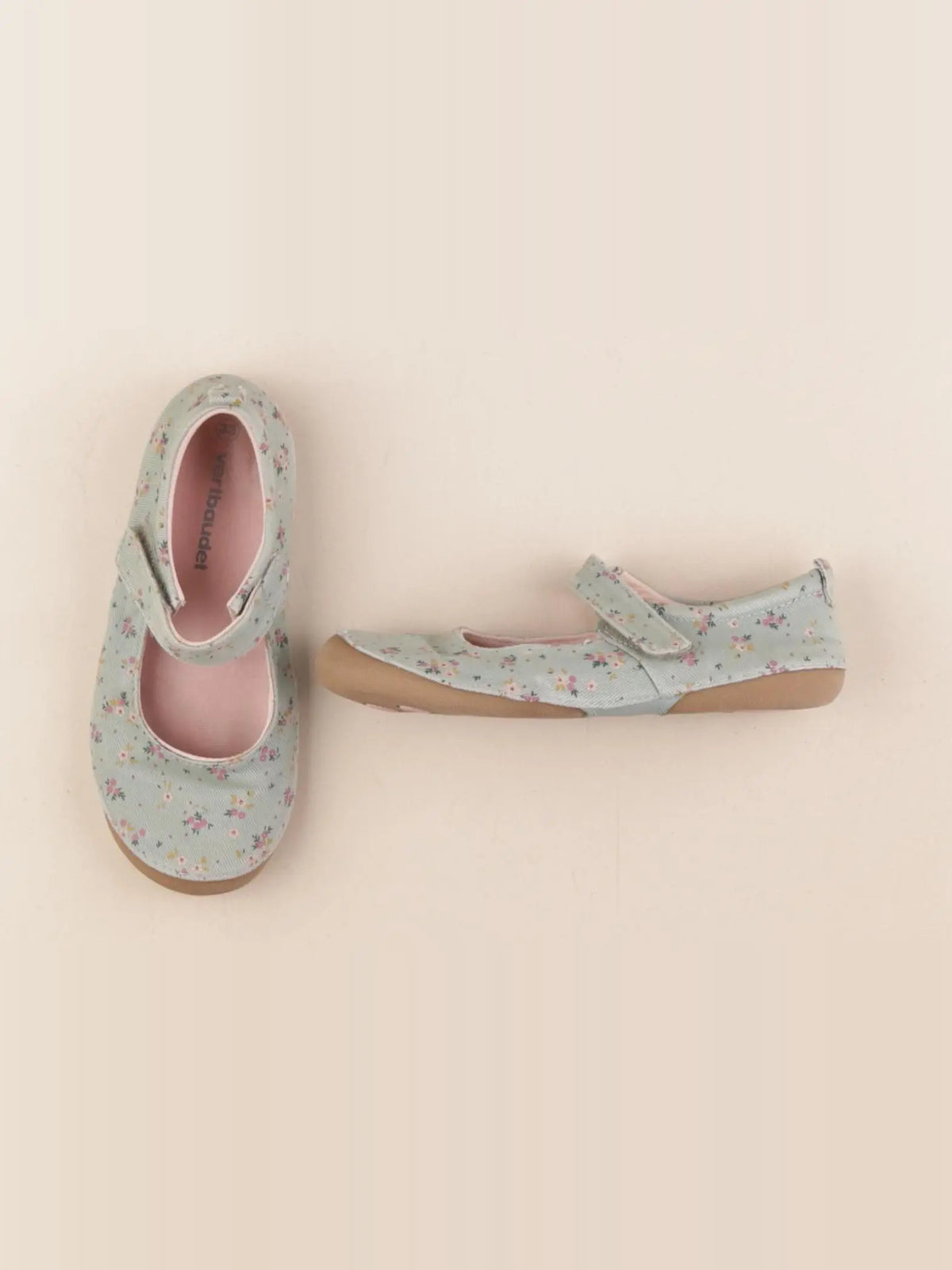 Vertbaudet - ballerines vert - pointure 33