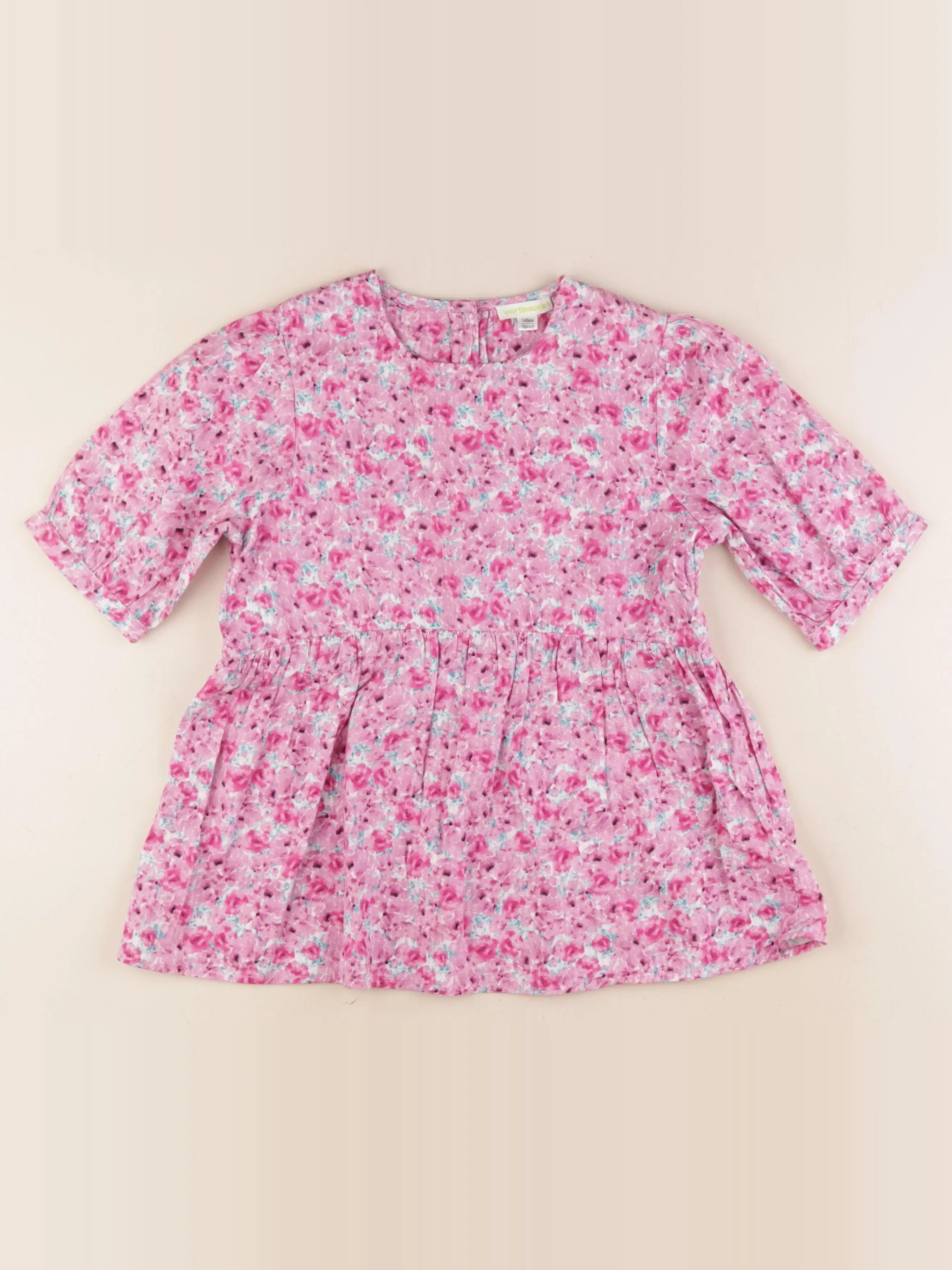 Vertbaudet - robe rose - 10 ans