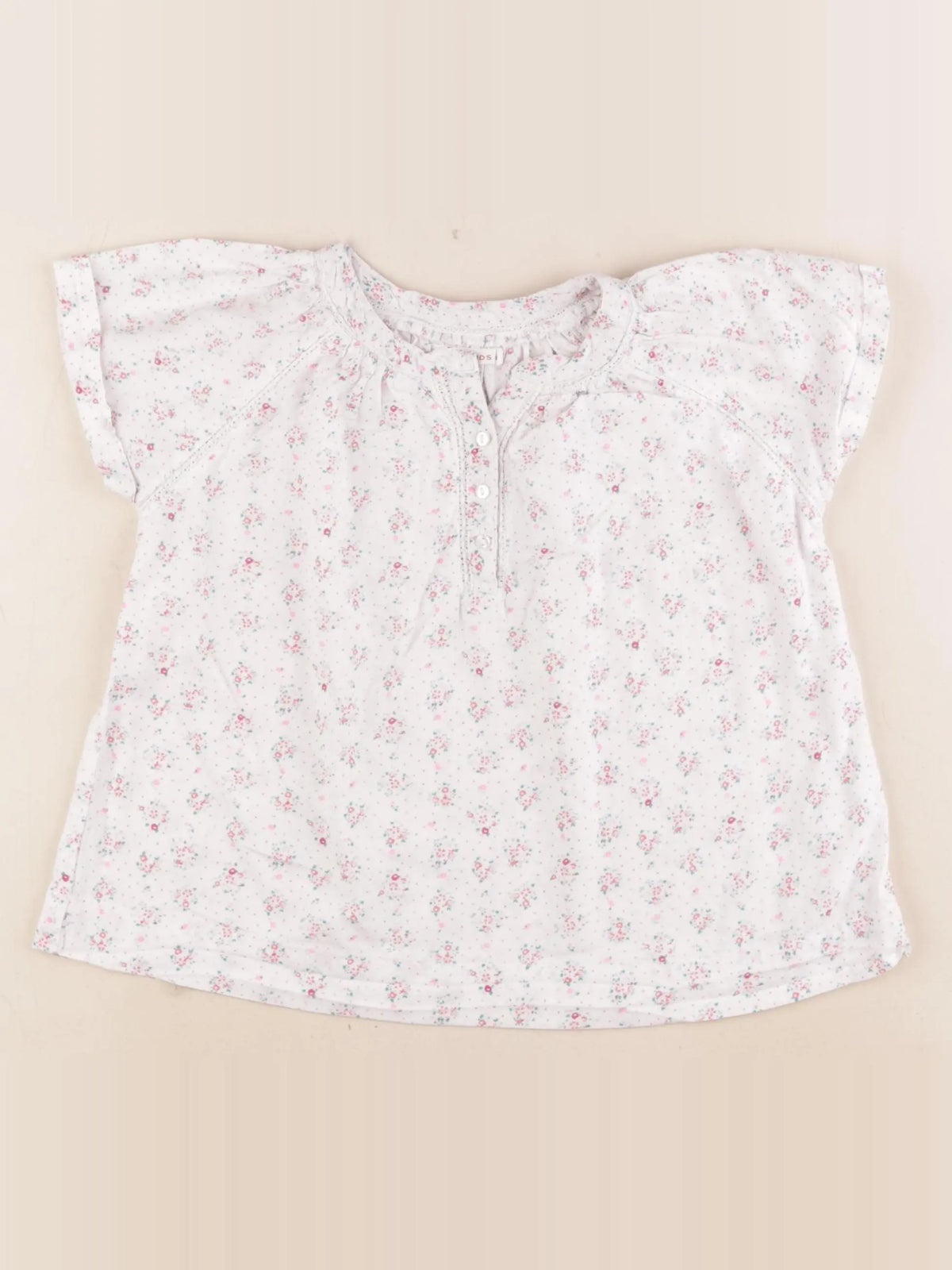 Monoprix - tee-shirt blanc - 6 ans