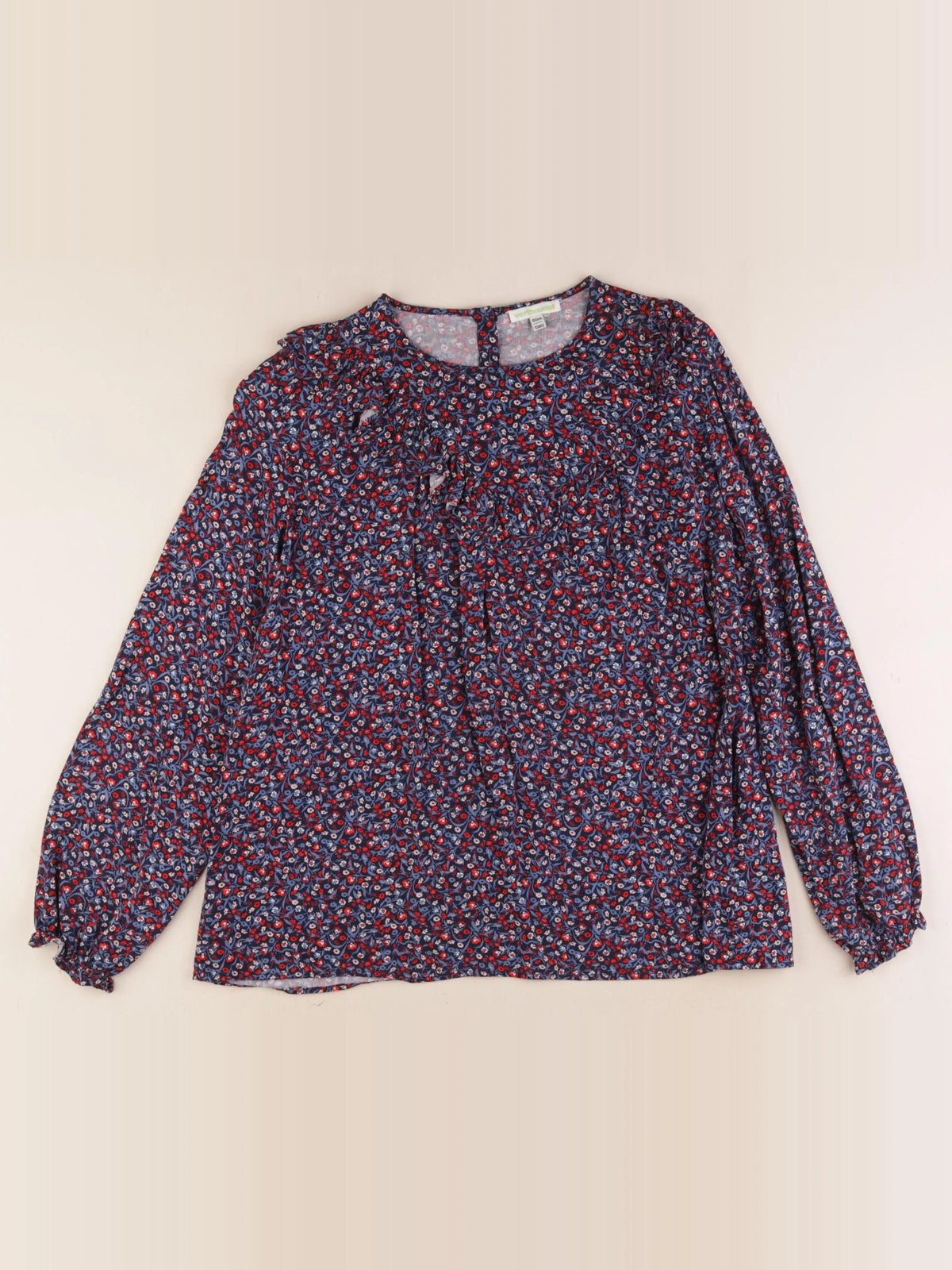 Vertbaudet - blouse multicolore - 12 ans