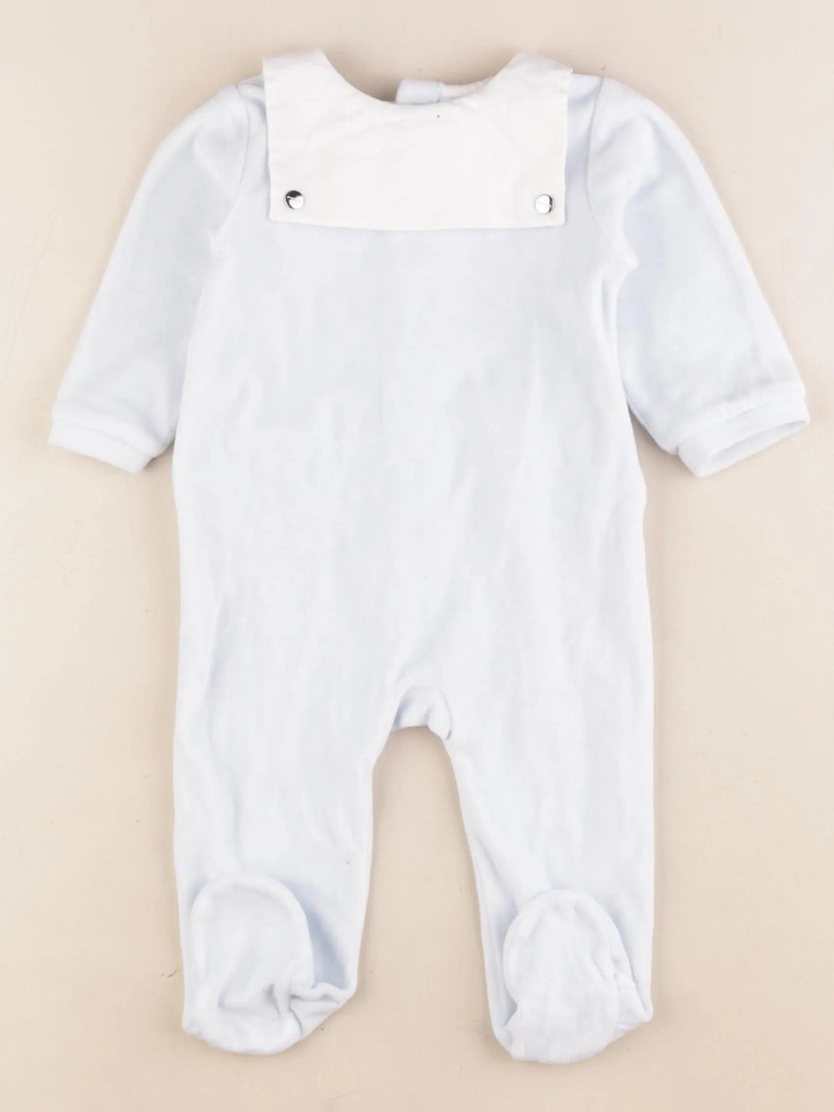 Jacadi - pyjama velours bleu - 6 mois