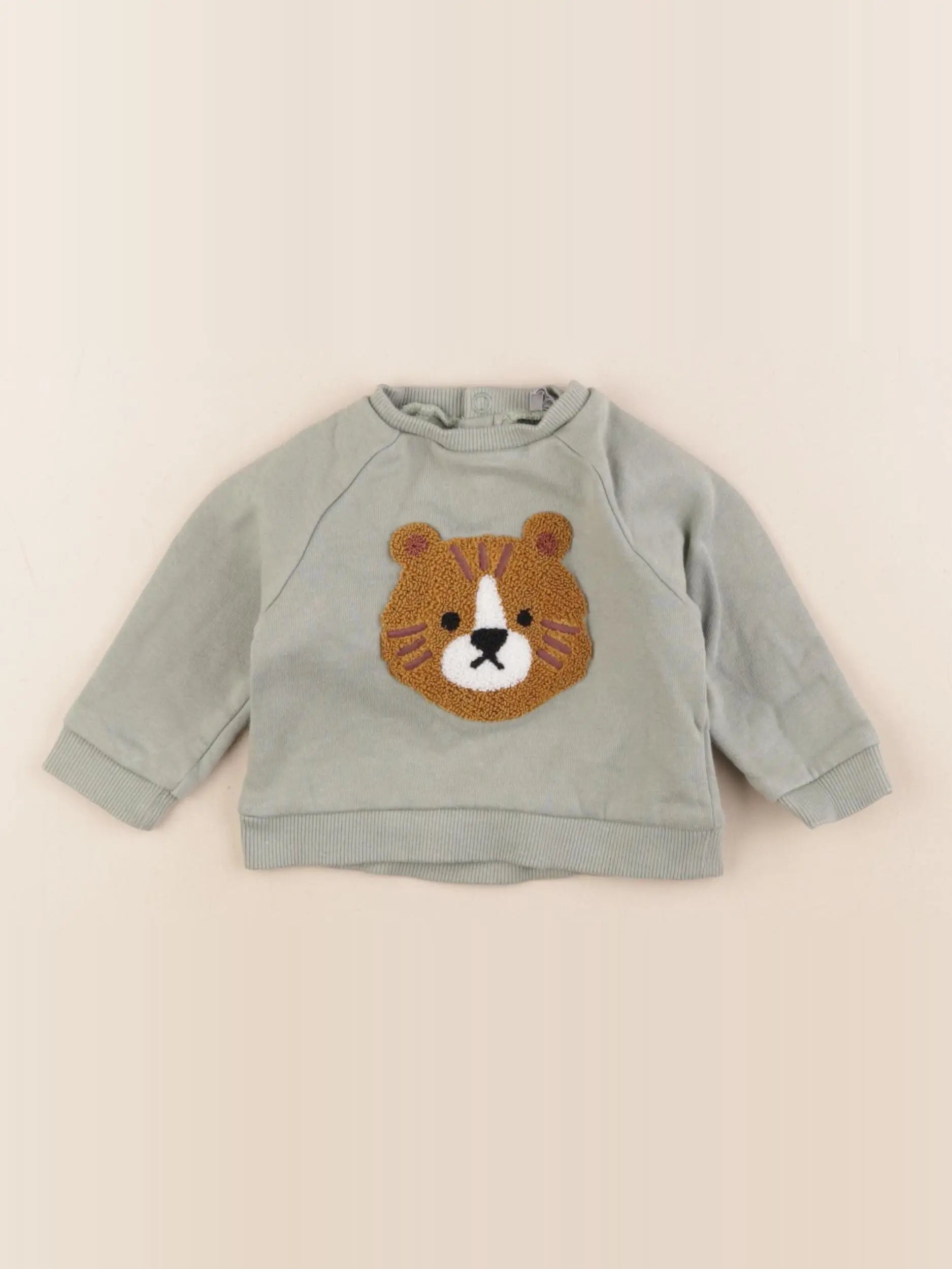 Boutchou - sweat vert - 6 mois