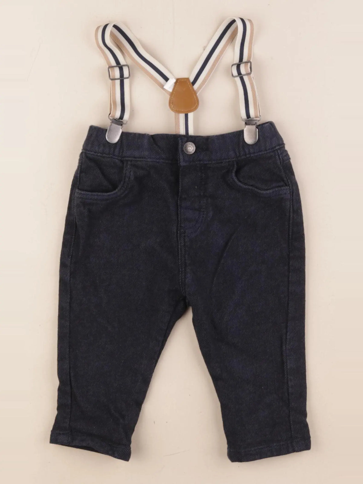 Tape à l'oeil - pantalon bleu - 6 mois
