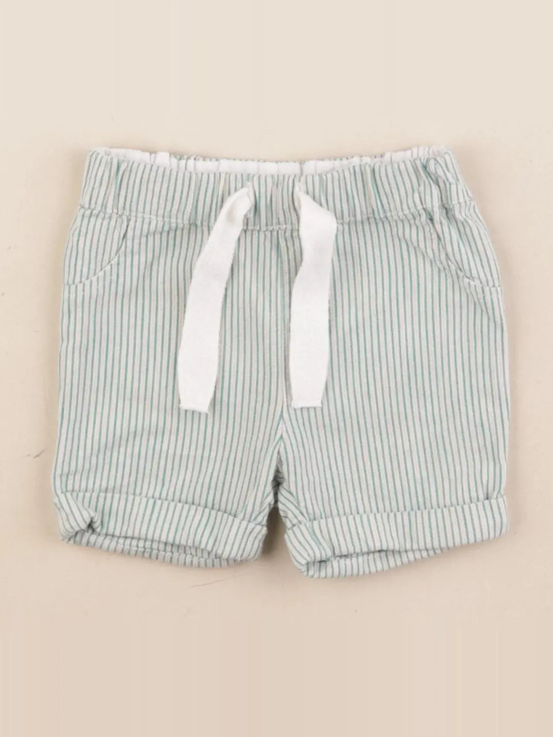 Petit Bateau - short vert - 12 mois