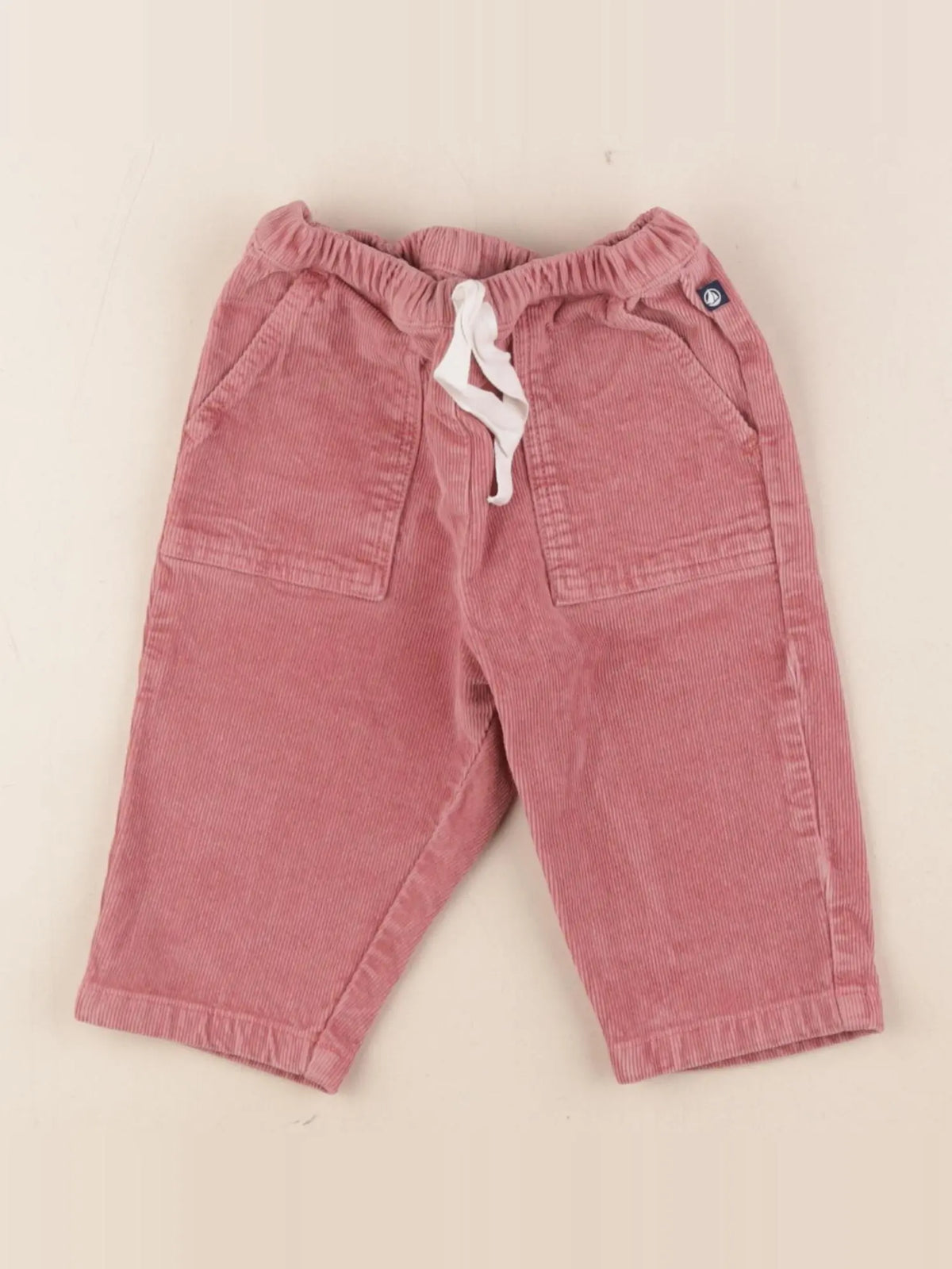 Petit Bateau - pantalon rose - 12 mois