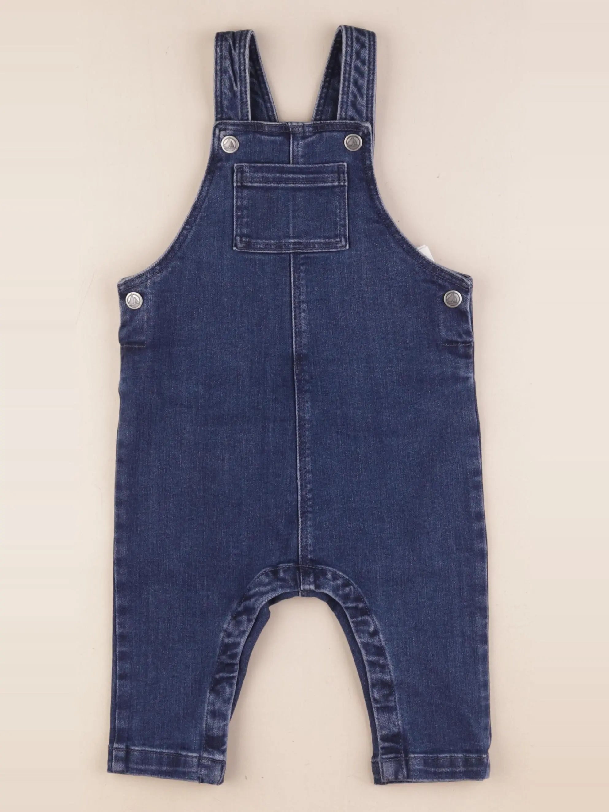 Petit Bateau - salopette bleu - 18 mois