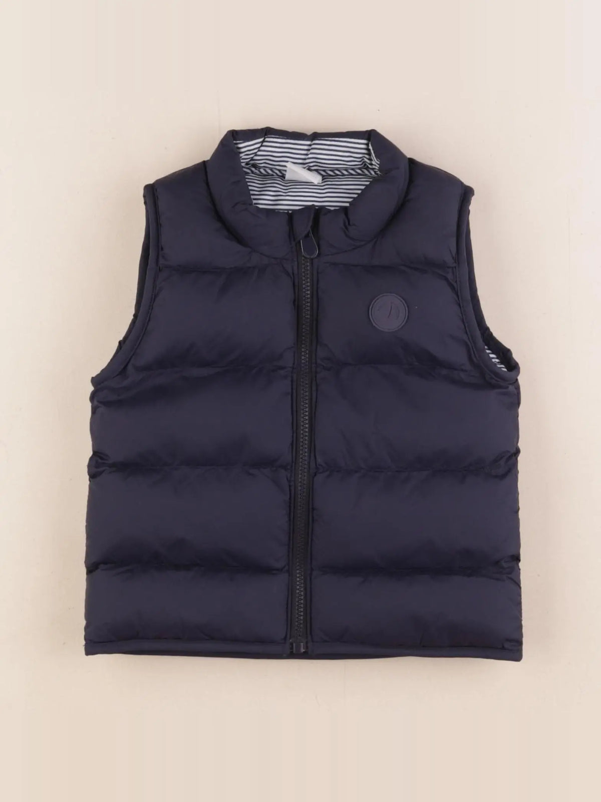 Petit Bateau - doudoune bleu - 12 mois
