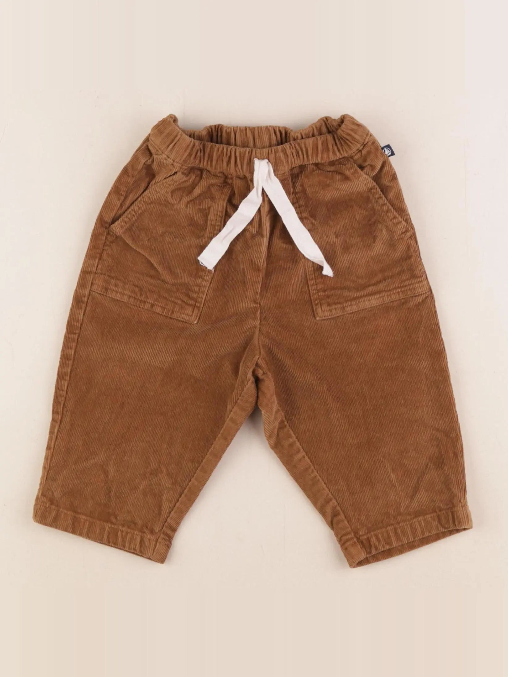 Petit Bateau - pantalon marron - 12 mois