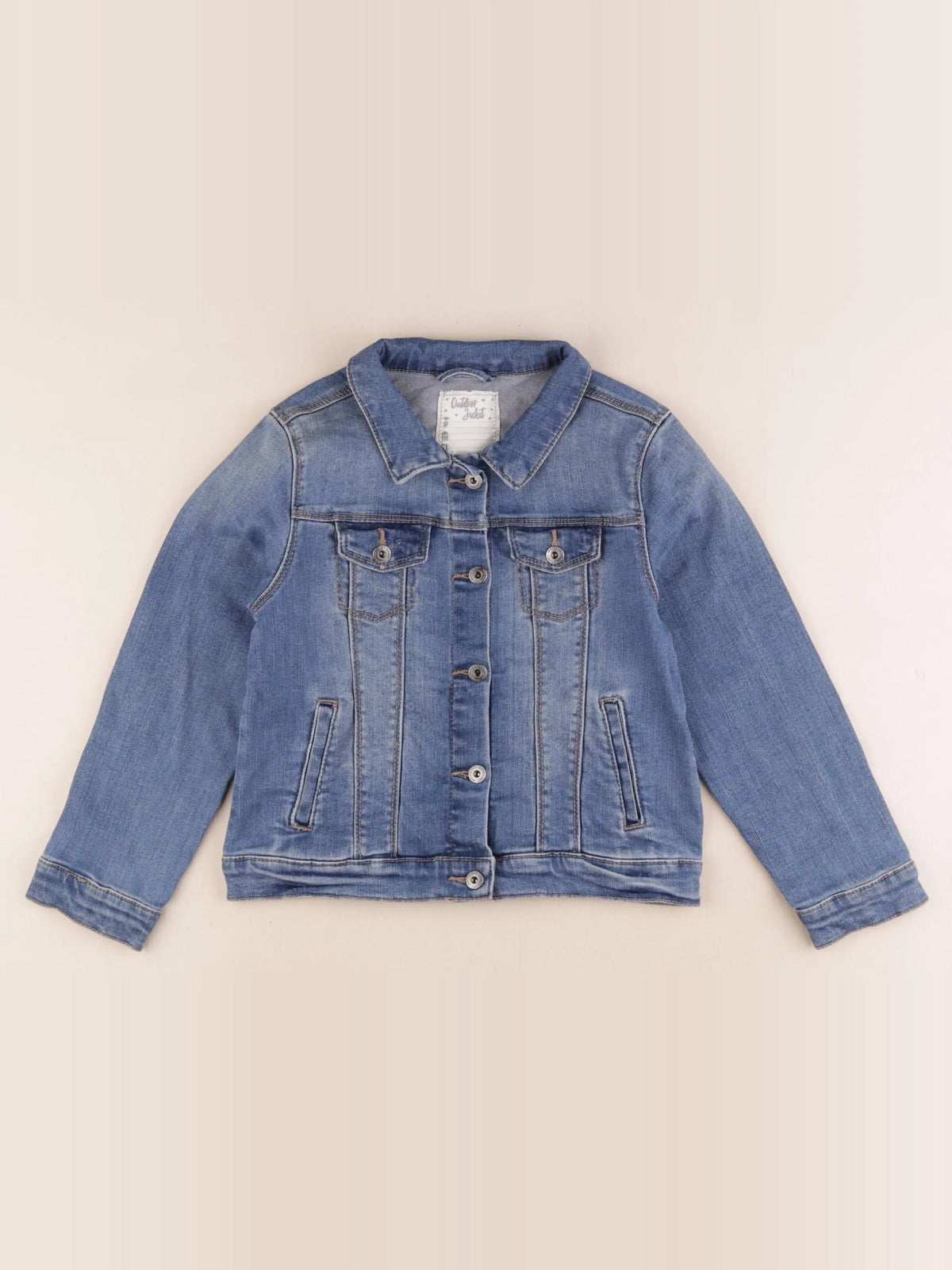 Vertbaudet - veste bleu - 7 ans