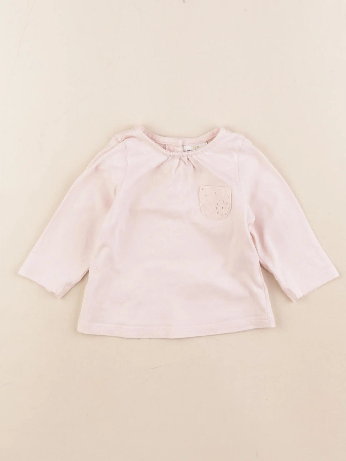 Tape à l'oeil - tee-shirt rose - 3 mois