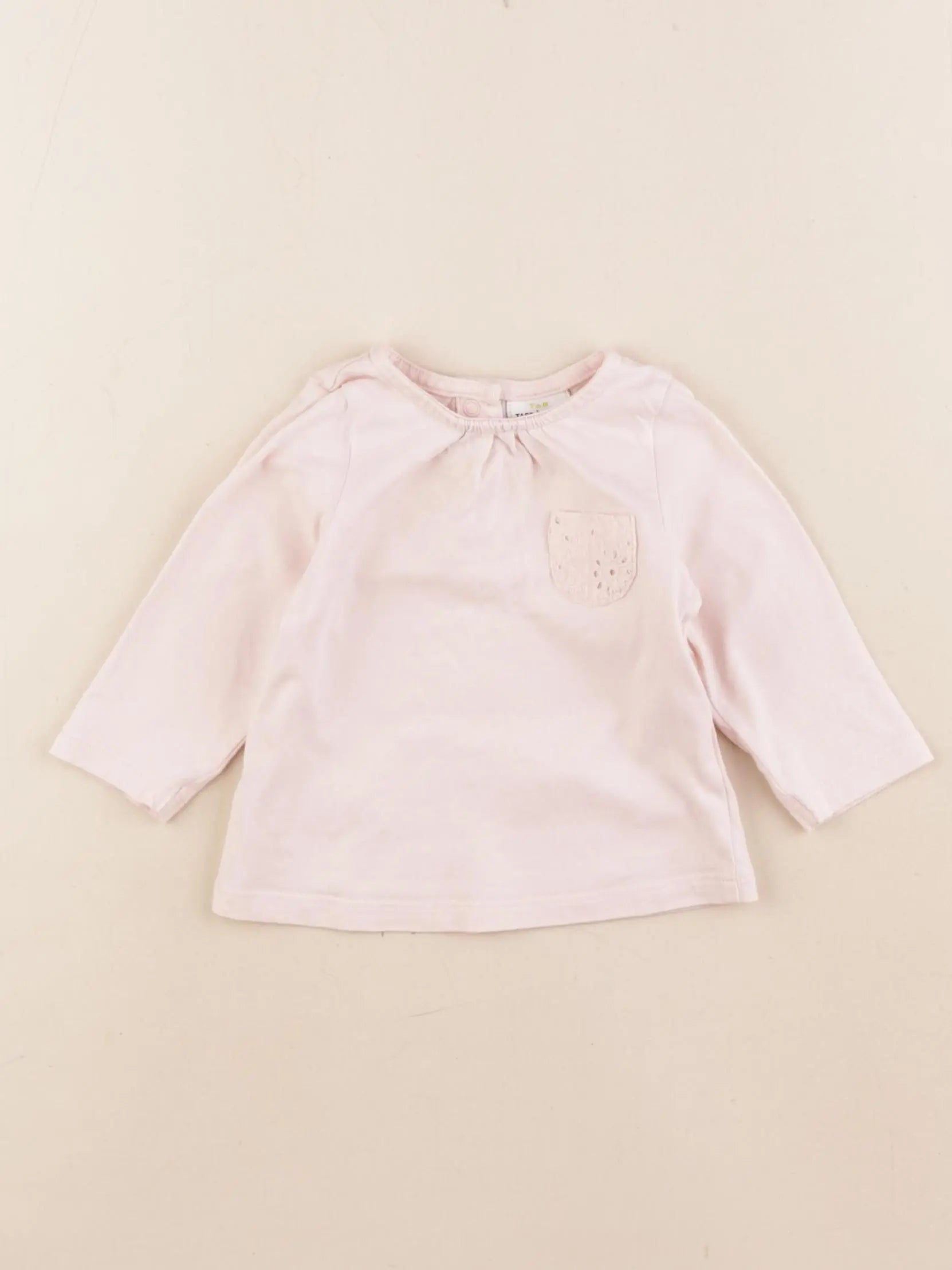 Tape à l'oeil - tee-shirt rose - 3 mois