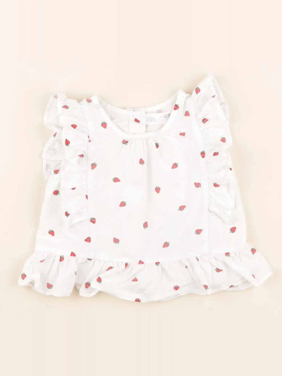 Zara - blouse blanc - 12/18 mois