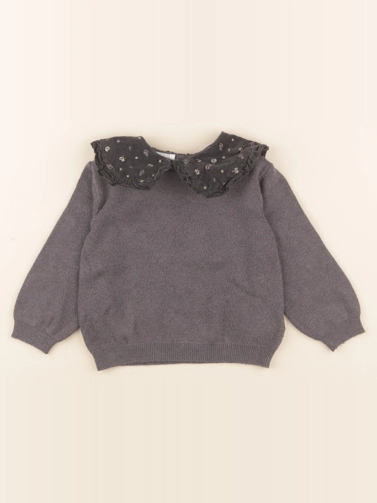 Zara - pull gris - 2 ans