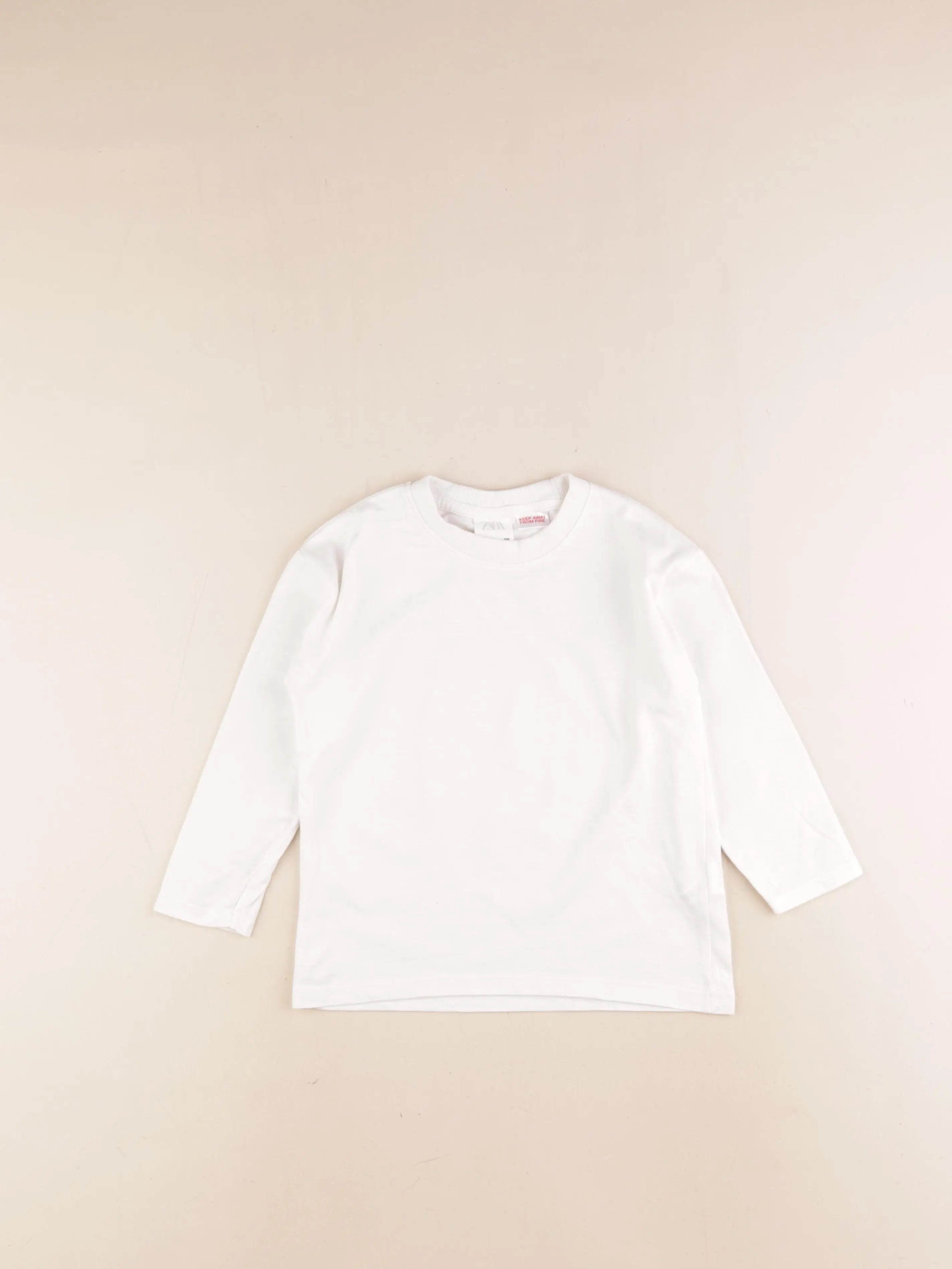 Zara - tee-shirt blanc - 3 ans