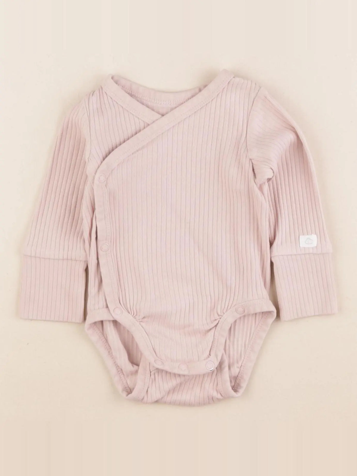 H&M - body rose - 2/4 mois