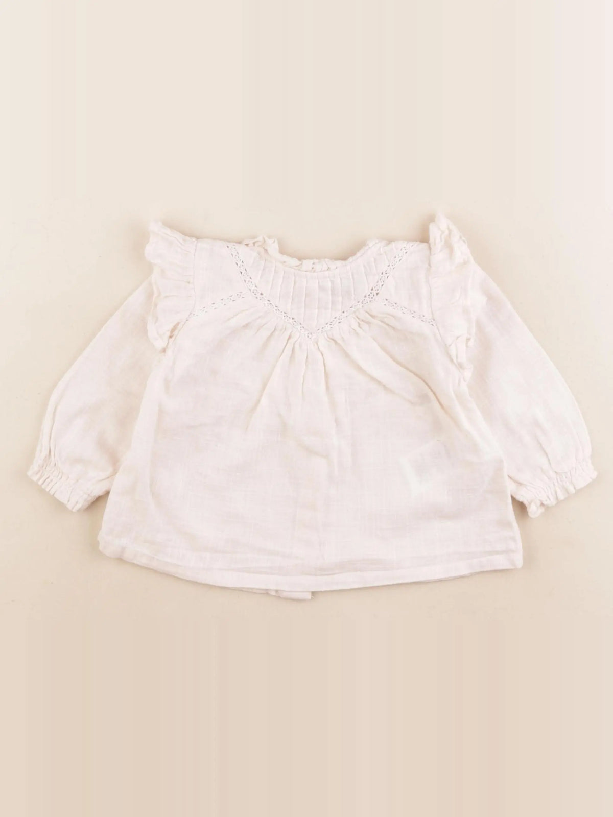Vertbaudet - blouse rose - 6 mois