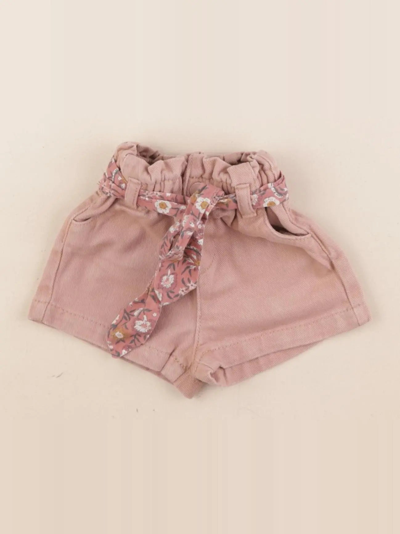 Vertbaudet - short marron - 6 mois