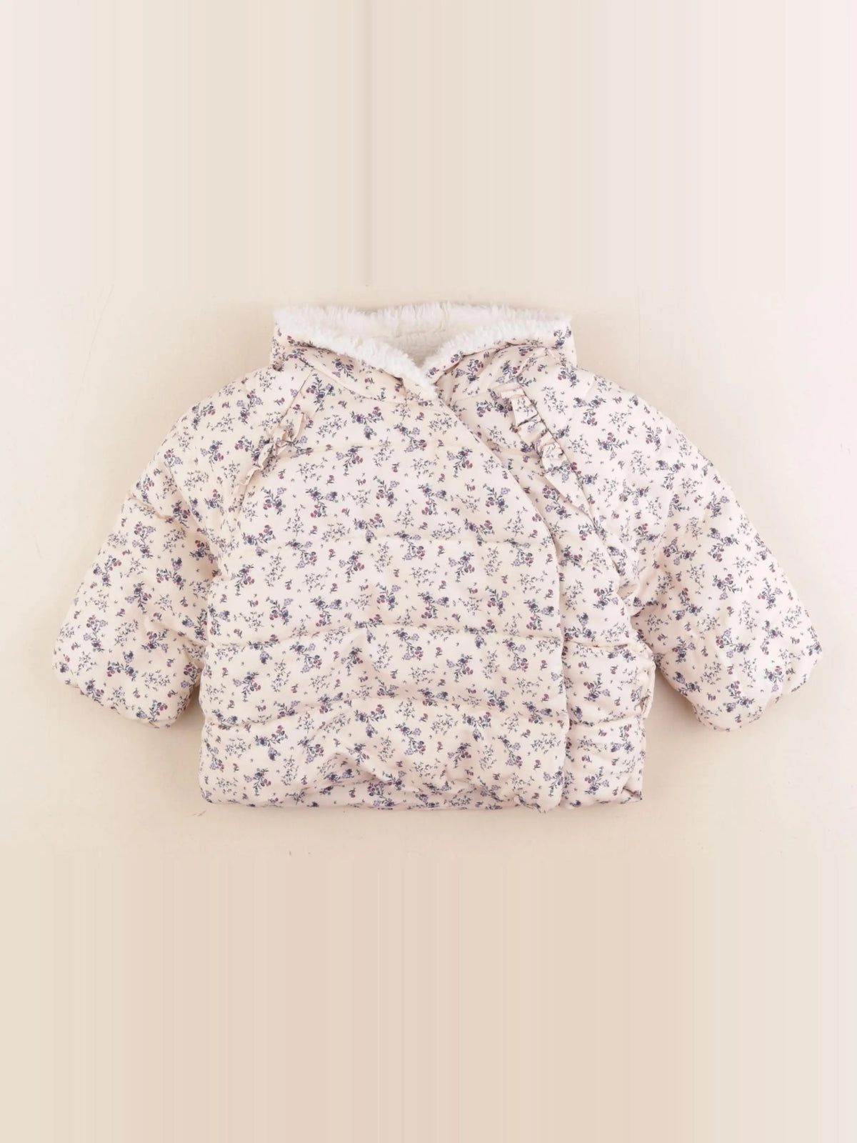 Vertbaudet - doudoune rose - 12 mois