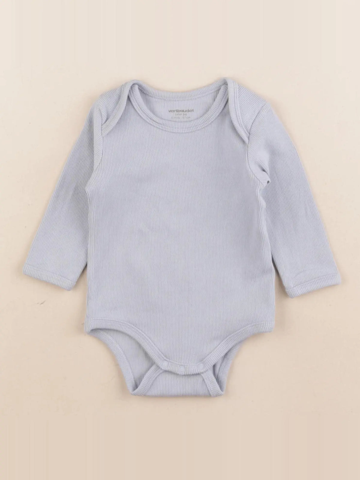 Vertbaudet - body bleu - 6 mois