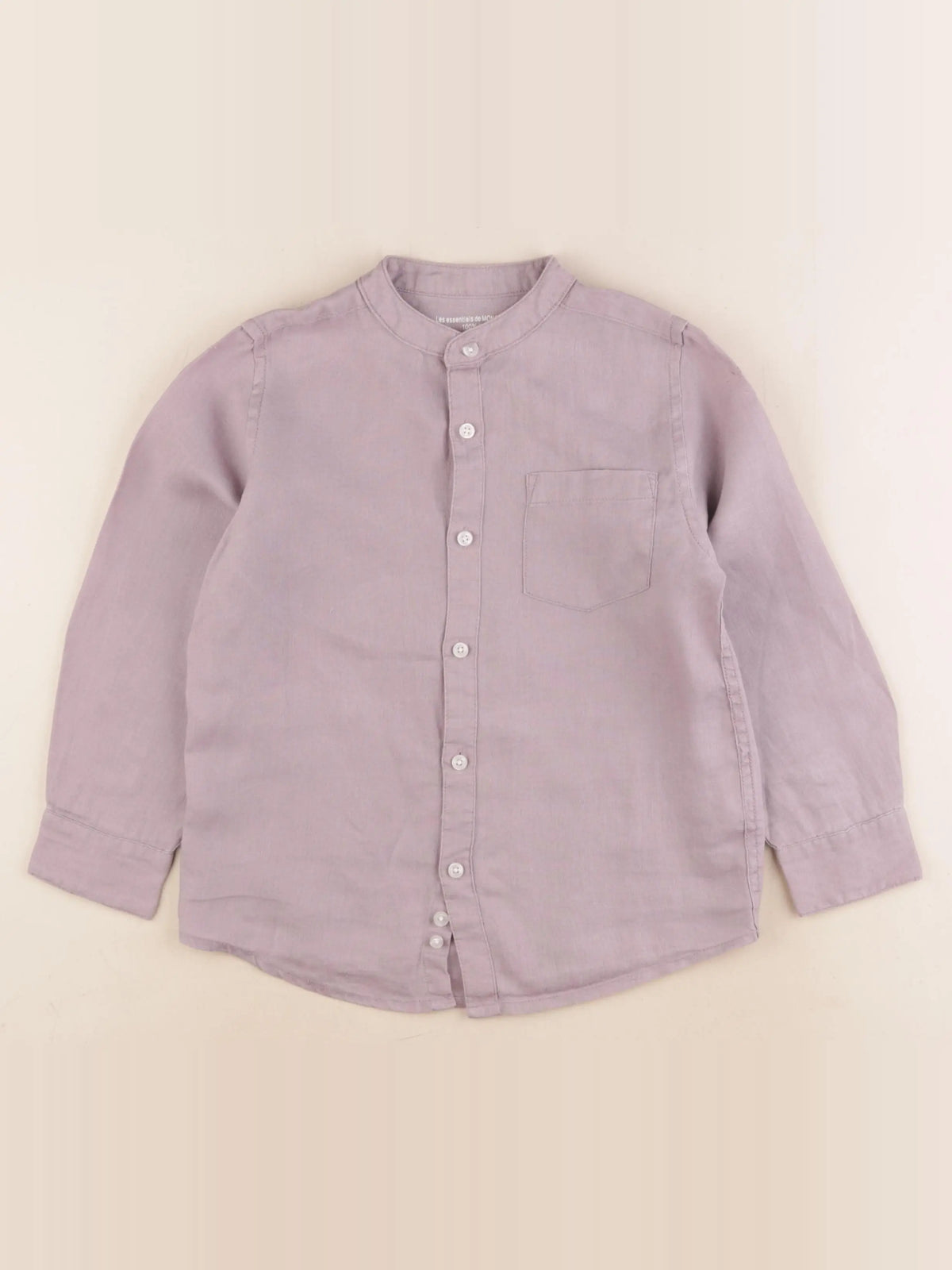Monoprix - chemise violet - 6 ans