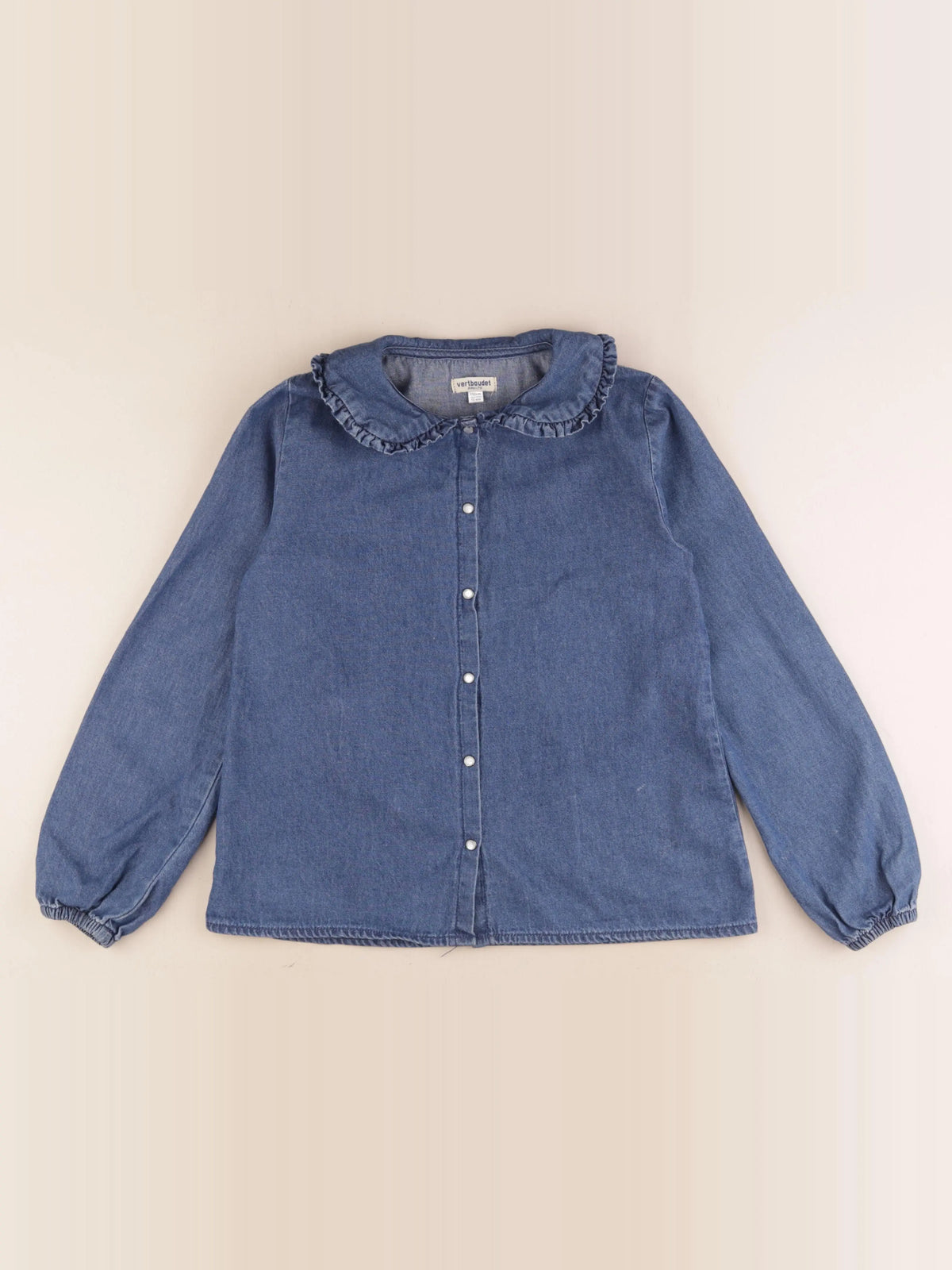 Vertbaudet - blouse bleu - 12 ans