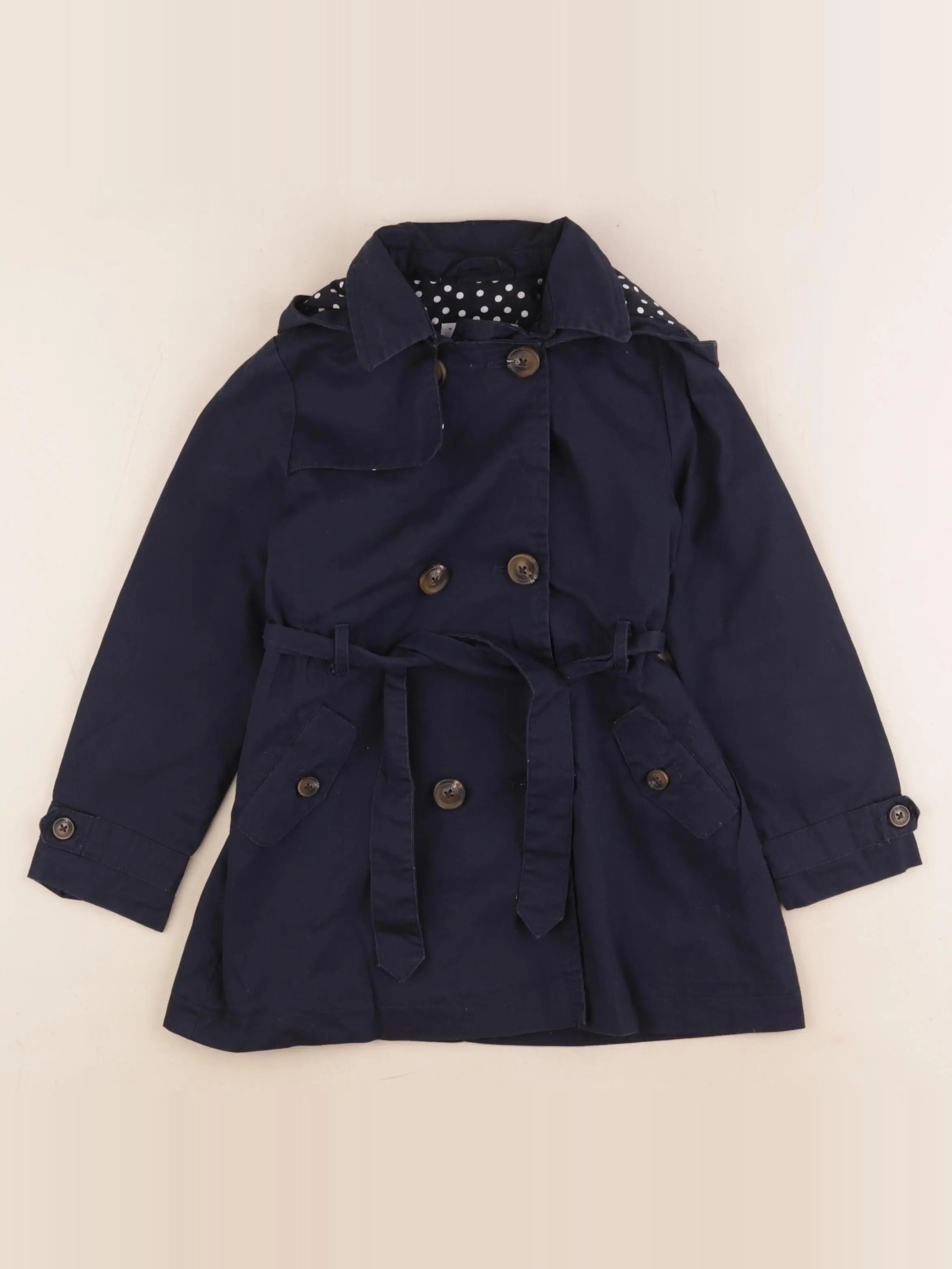 Vertbaudet - trench bleu - 5 ans