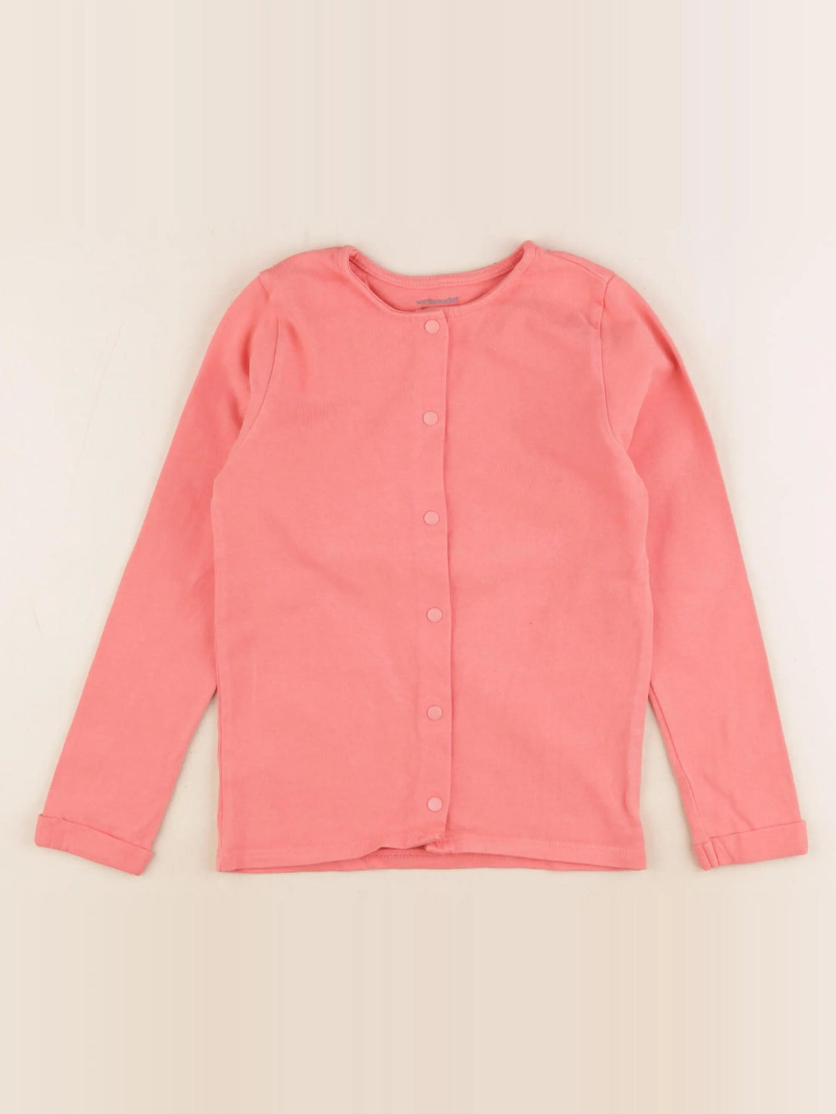 Vertbaudet - sweat rose - 6 ans