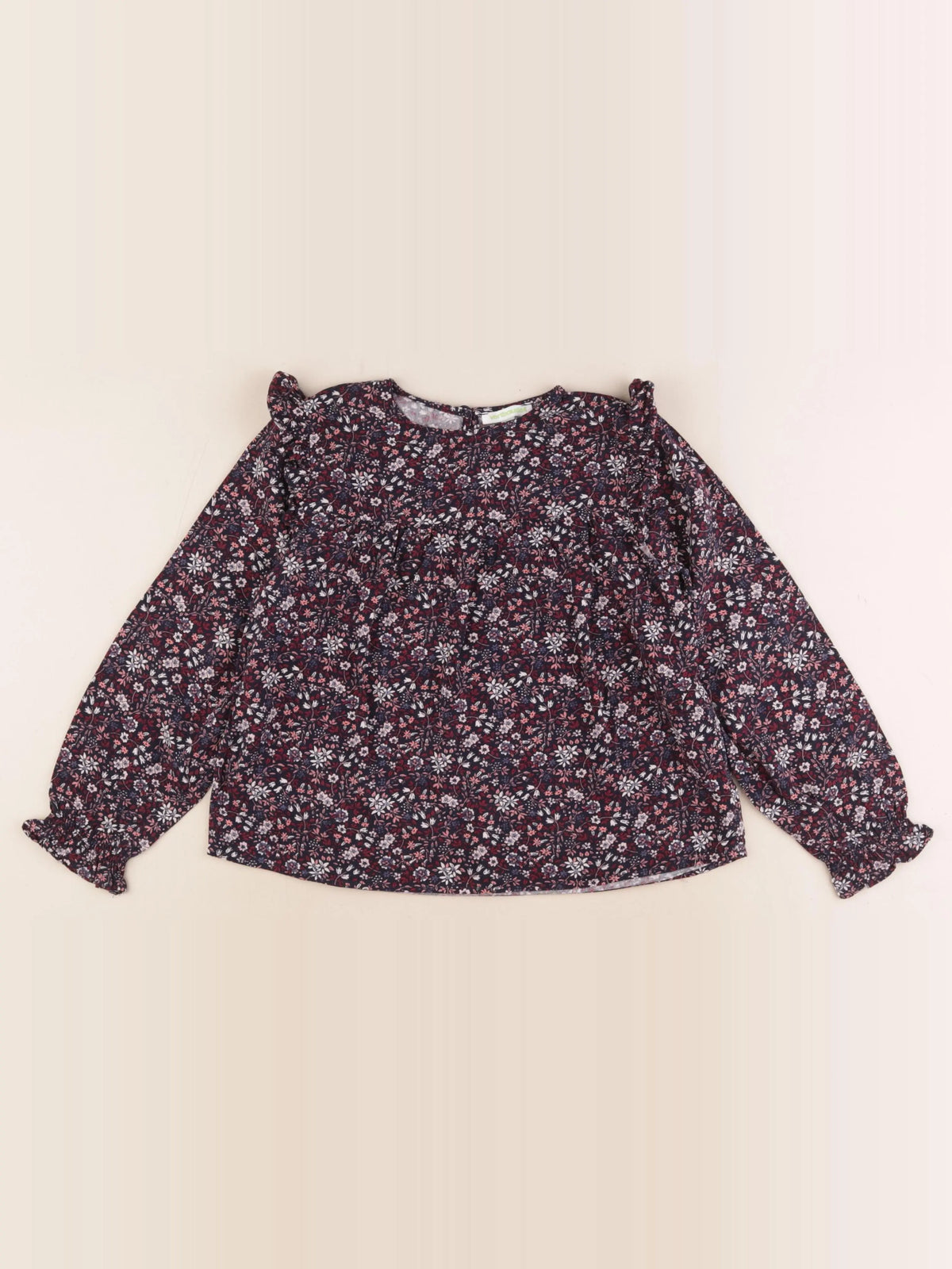 Vertbaudet - blouse violet, rose - 8 ans