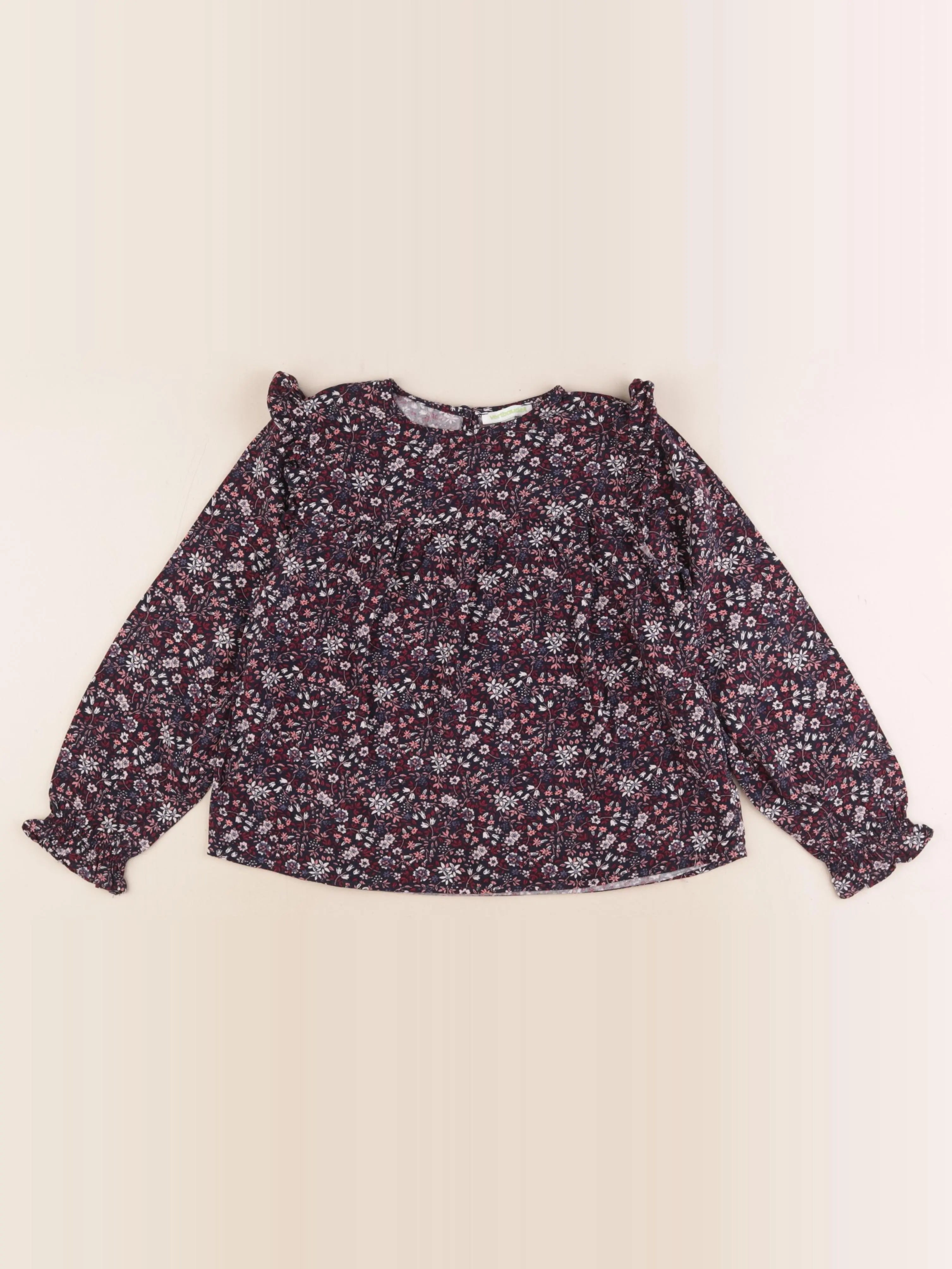 Vertbaudet - blouse violet, rose - 8 ans