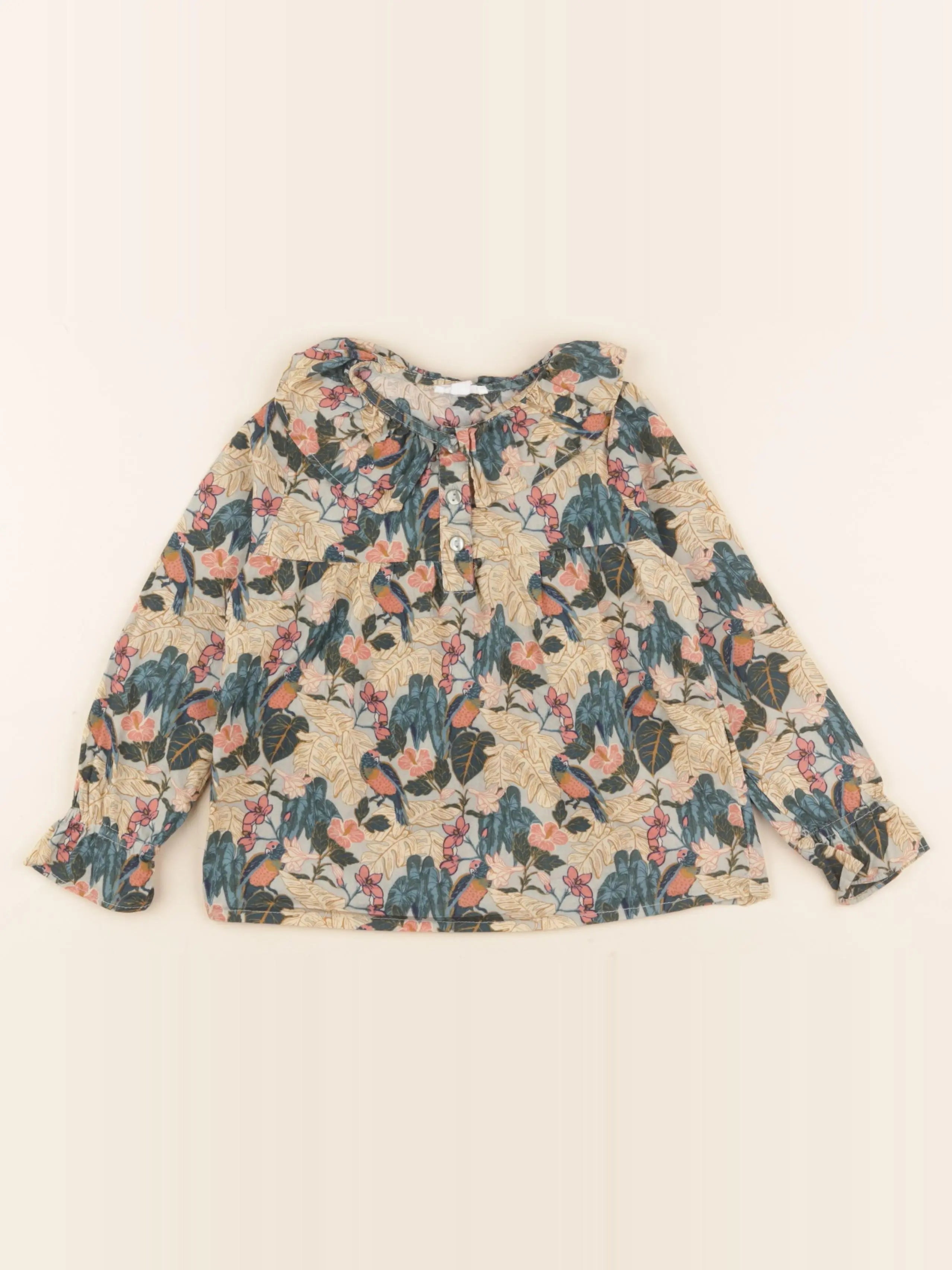 Vertbaudet - blouse multicolore - 4 ans