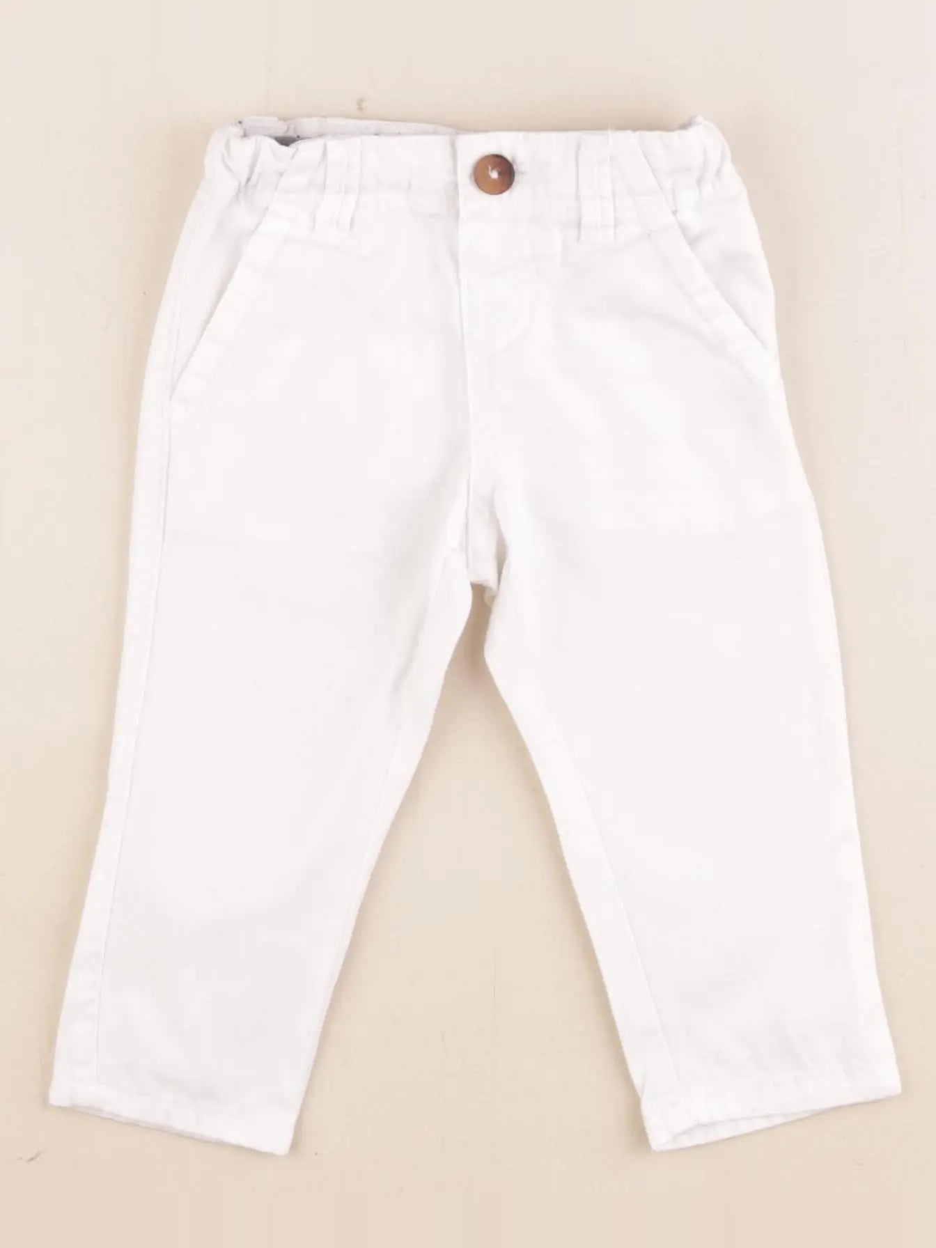Boutchou - pantalon blanc - 6 mois