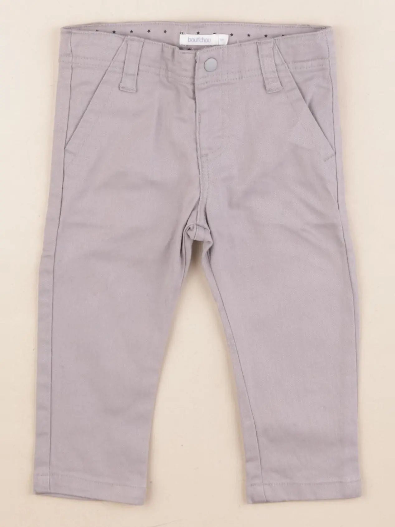 Boutchou - pantalon gris - 6 mois