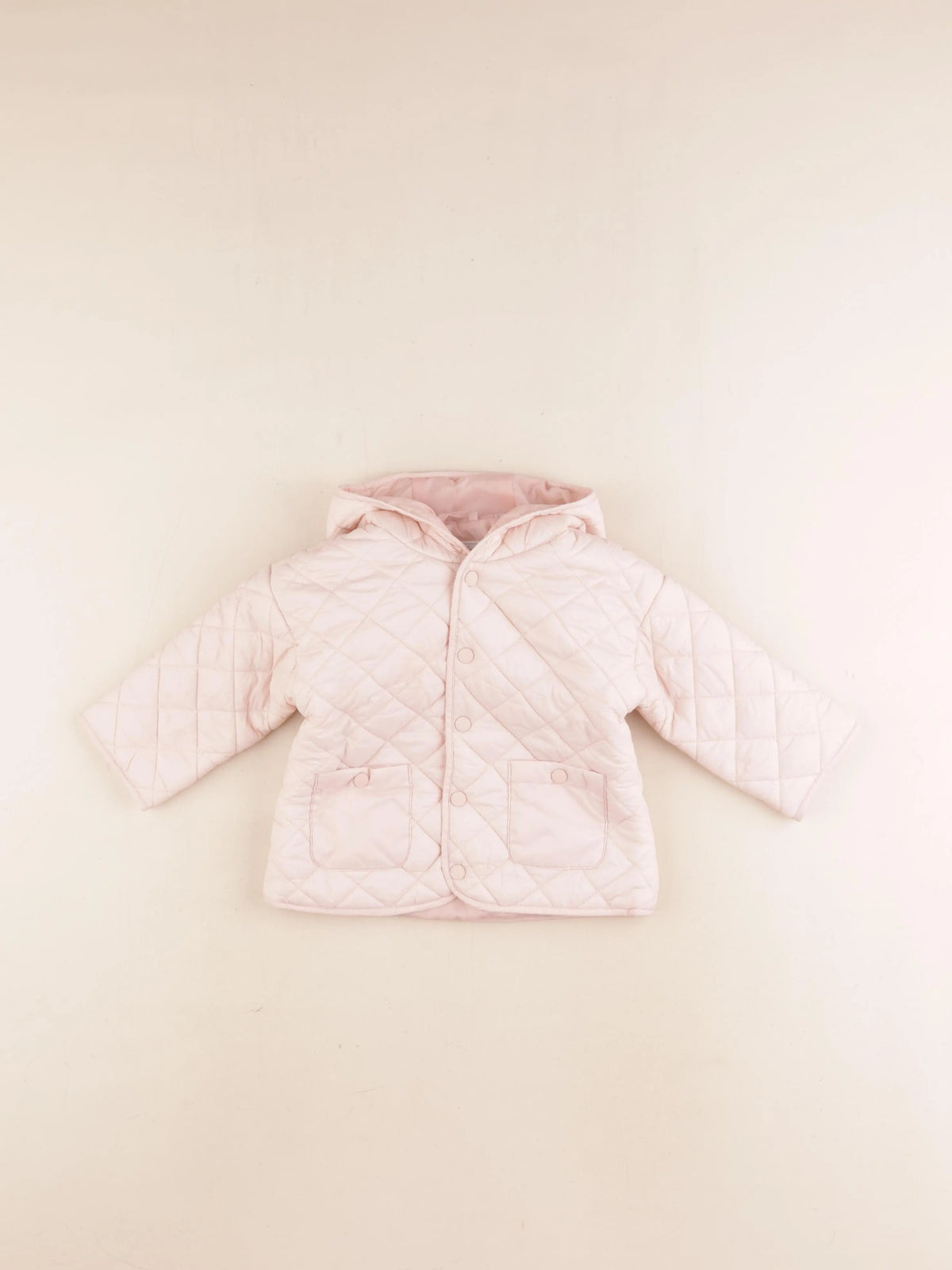Vertbaudet - doudoune rose - 12 mois