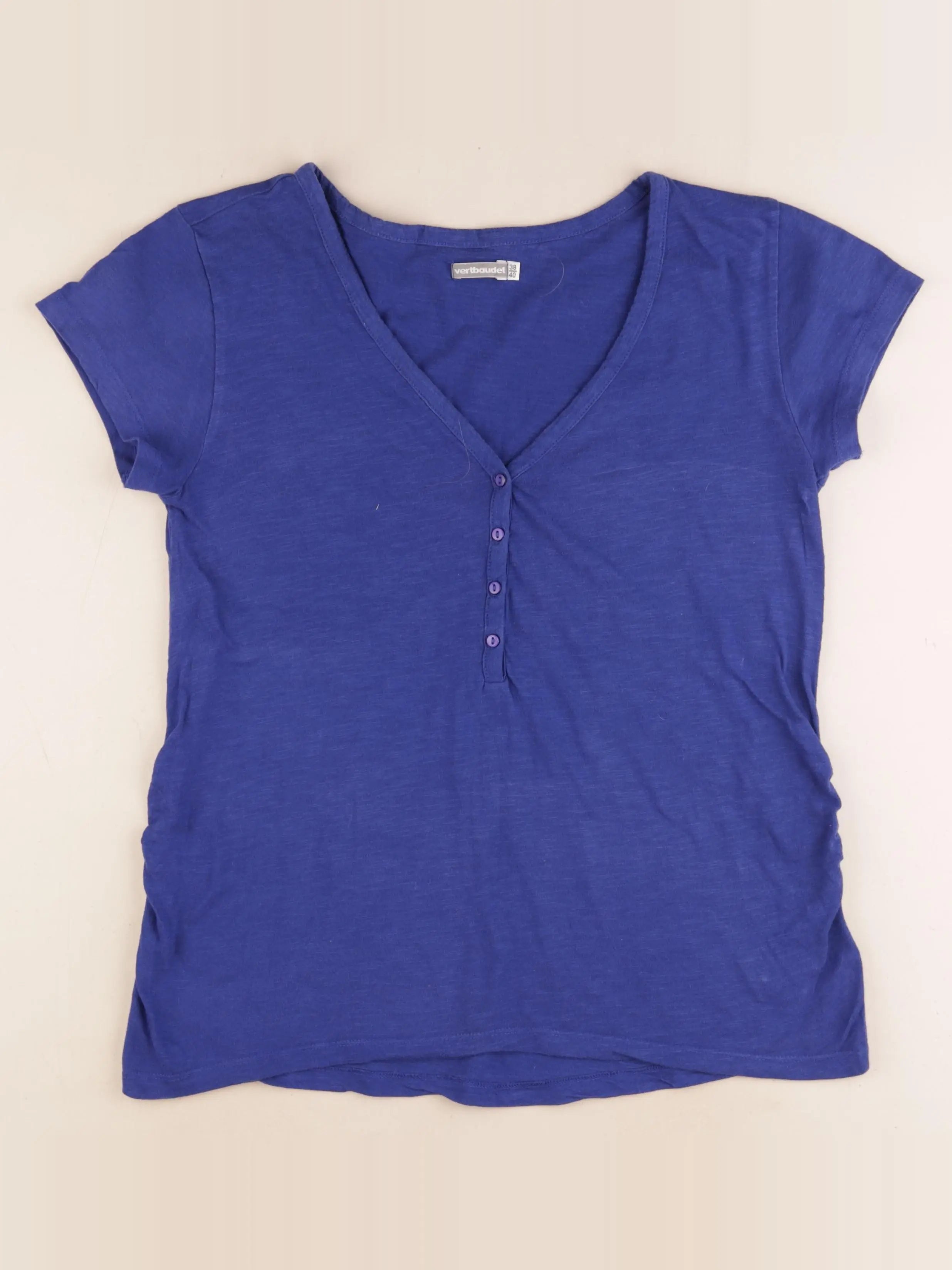 Vertbaudet - tee-shirt grossesse bleu - 38 à 40
