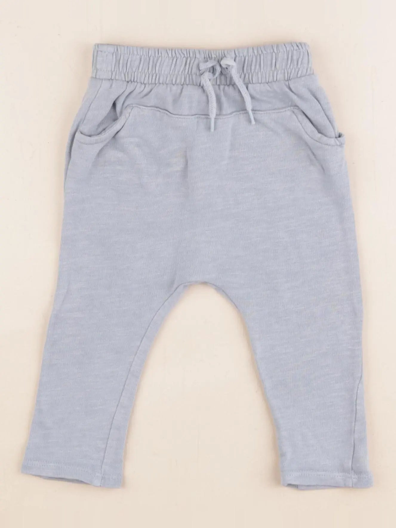 Vertbaudet - pantalon bleu - 6 mois