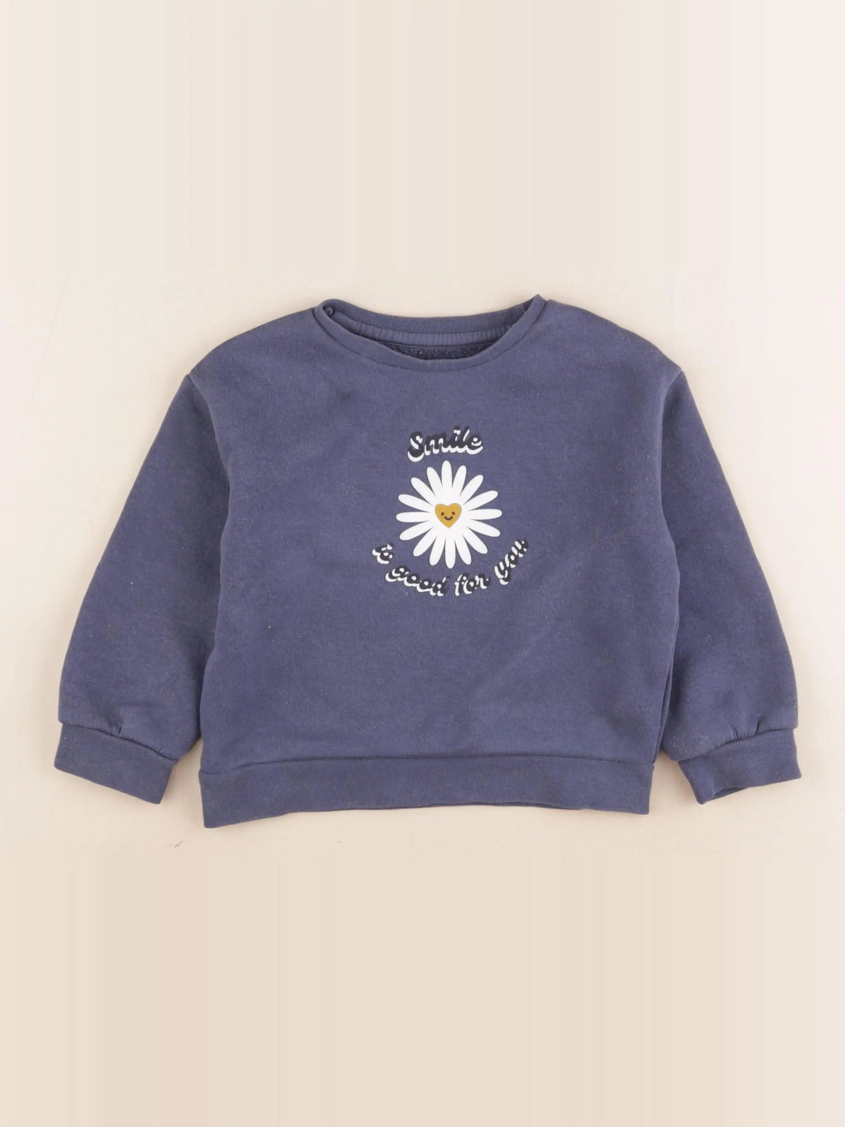 Vertbaudet - sweat bleu - 3 ans