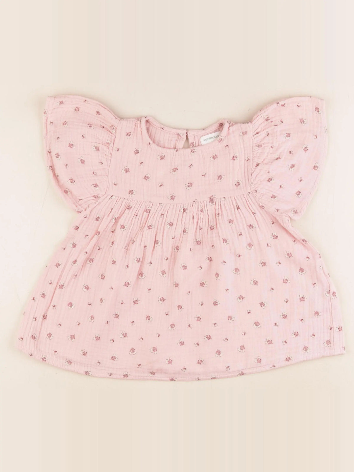 Vertbaudet - tee-shirt rose - 5 ans