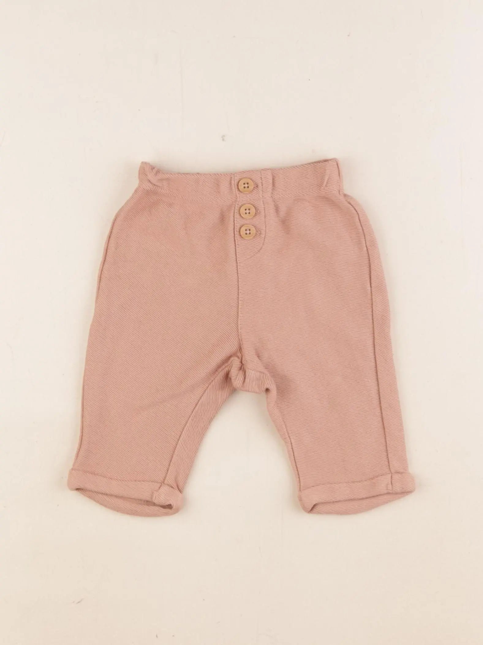 Vertbaudet - pantalon marron - 3 mois