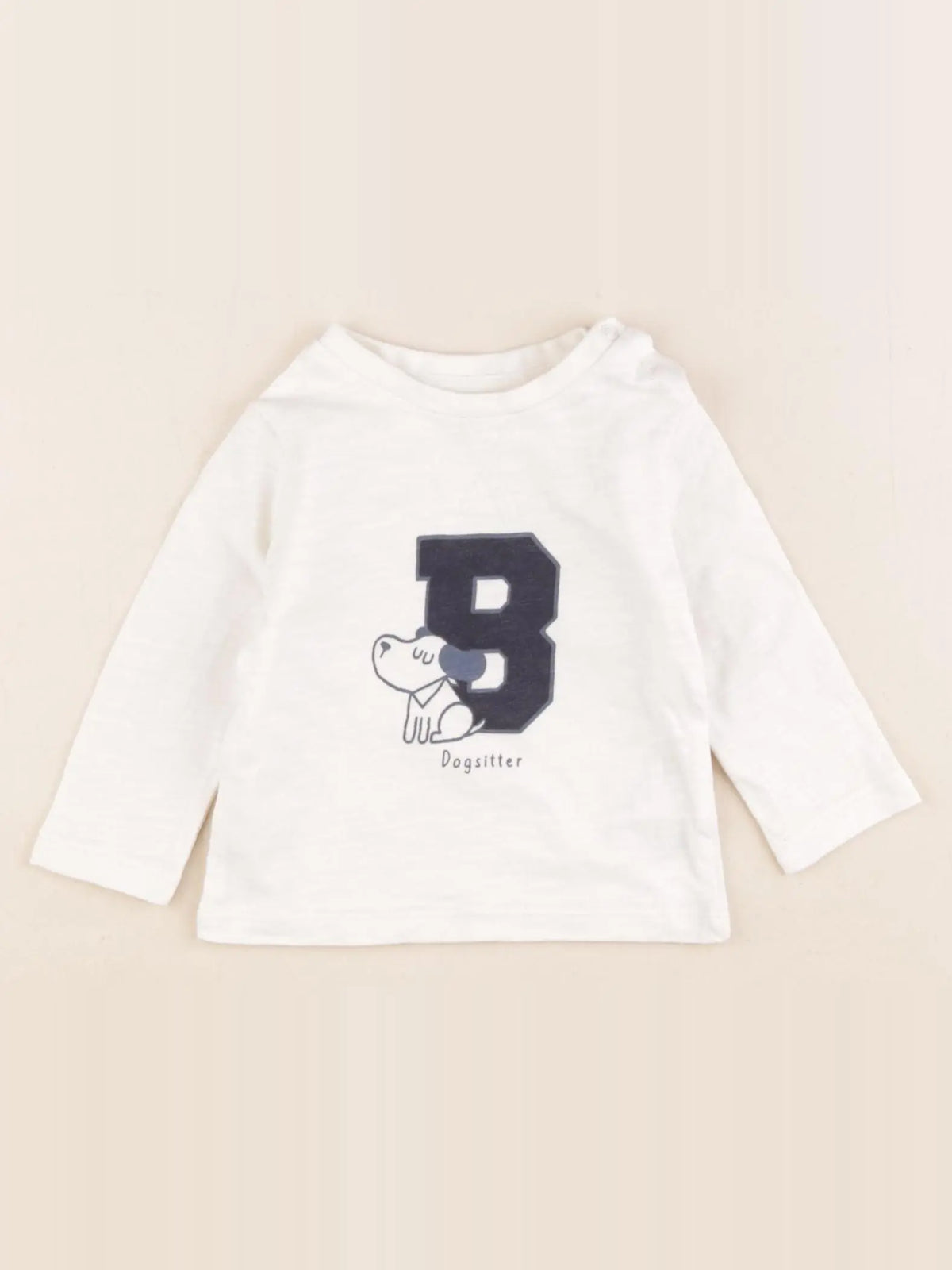 Vertbaudet - tee-shirt blanc - 3 mois