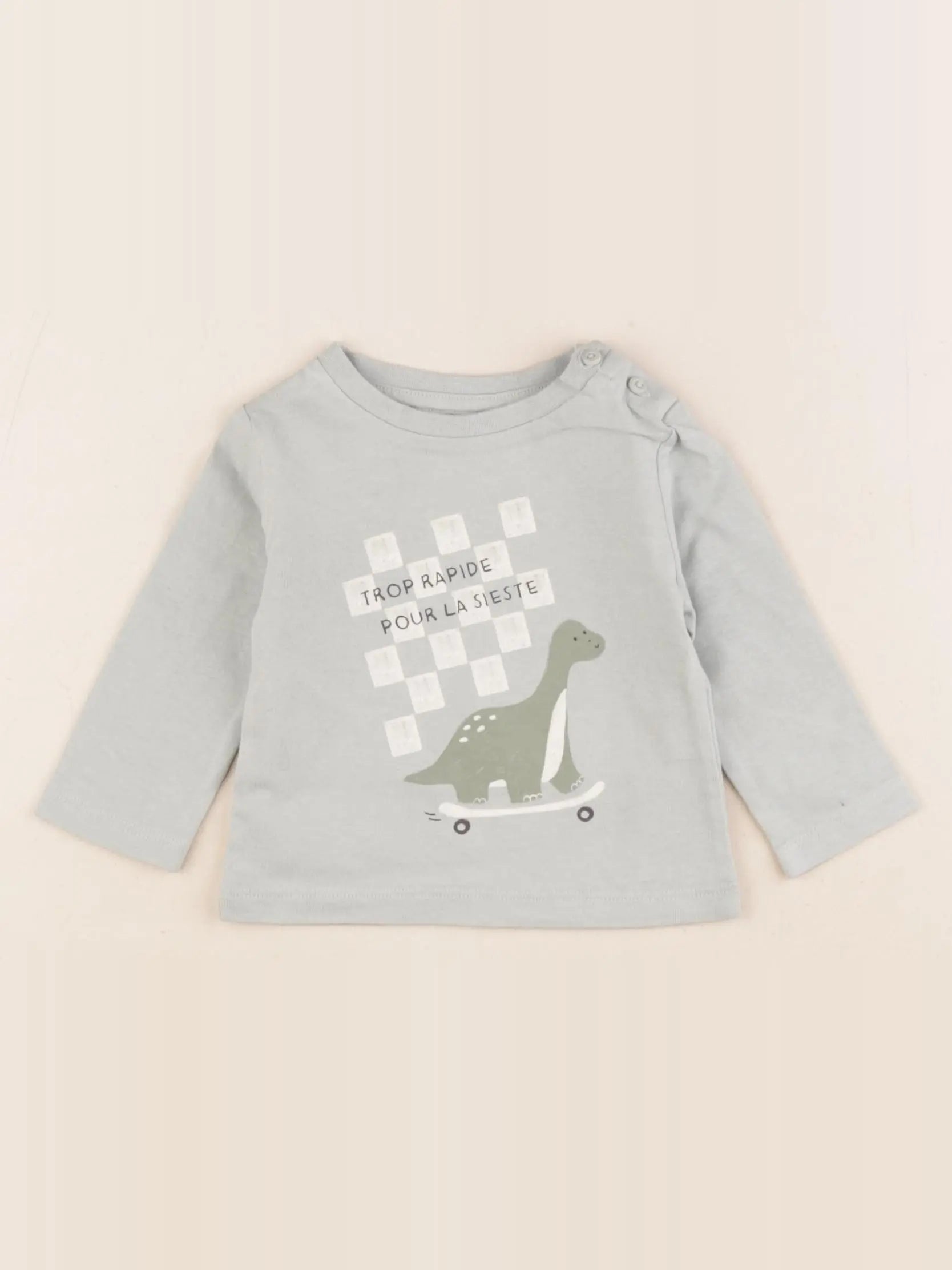 Vertbaudet - tee-shirt vert - 3 mois